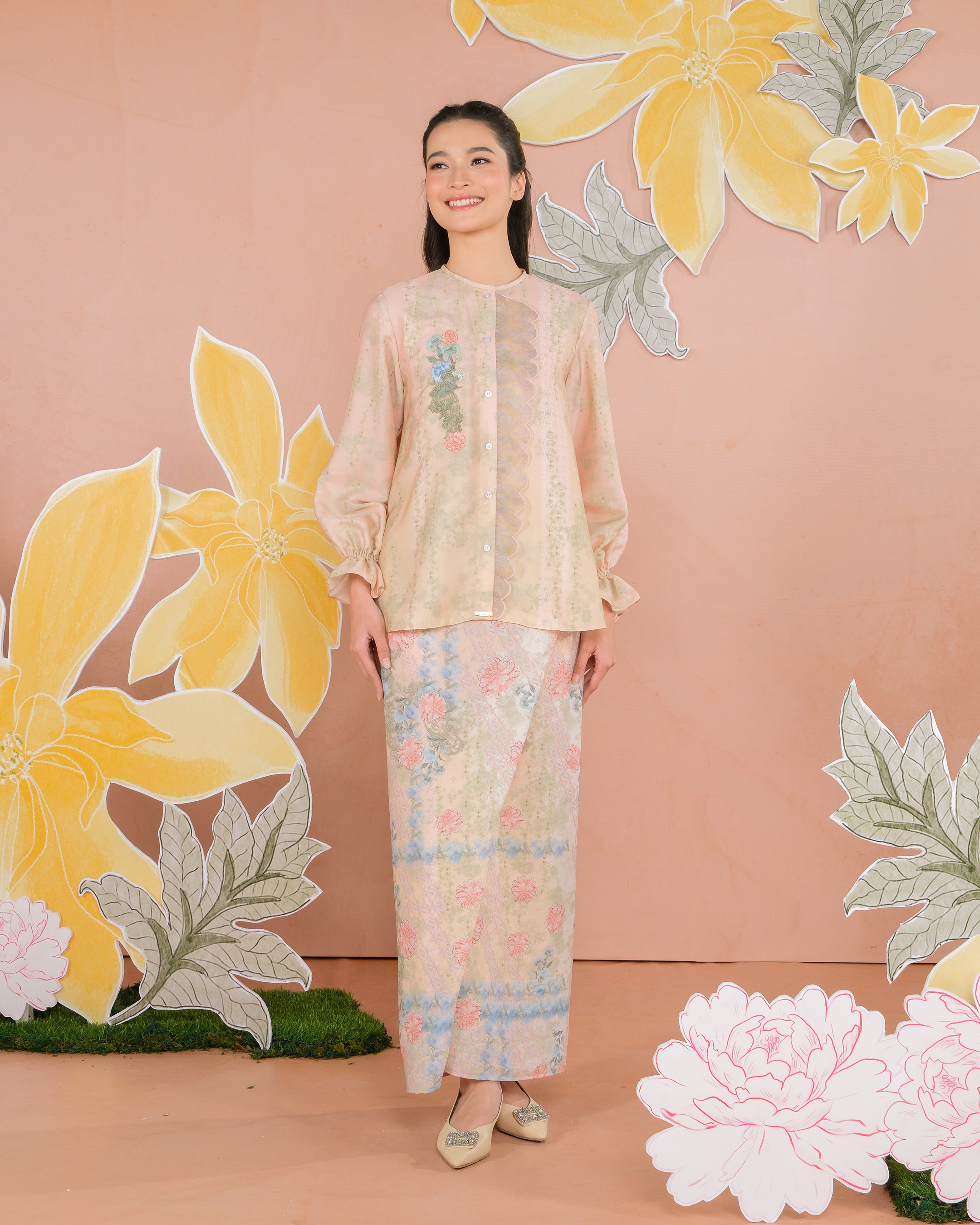 KIRAI BLOUSE - PEACH