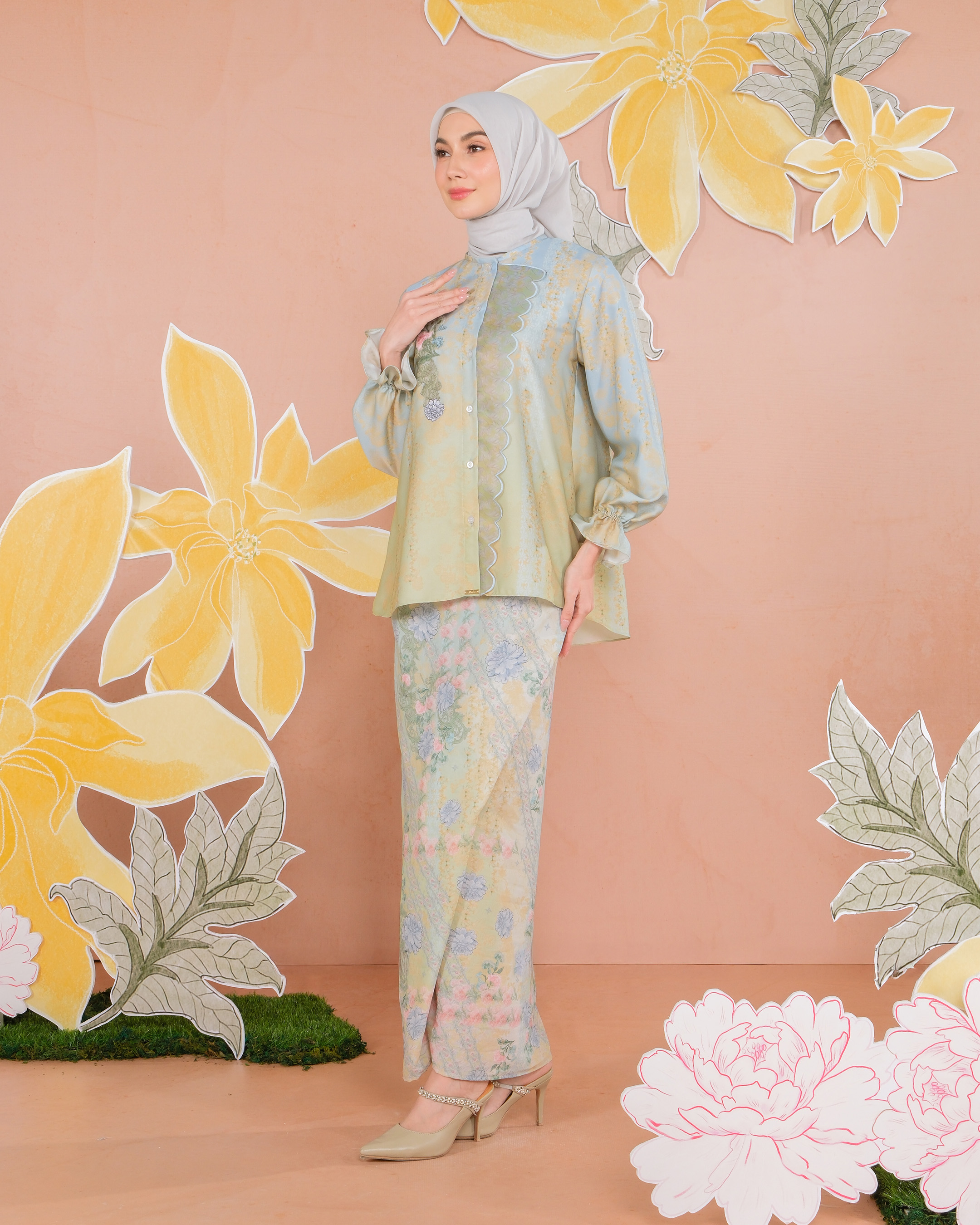 KIRAI SKIRT - BABY BLUE