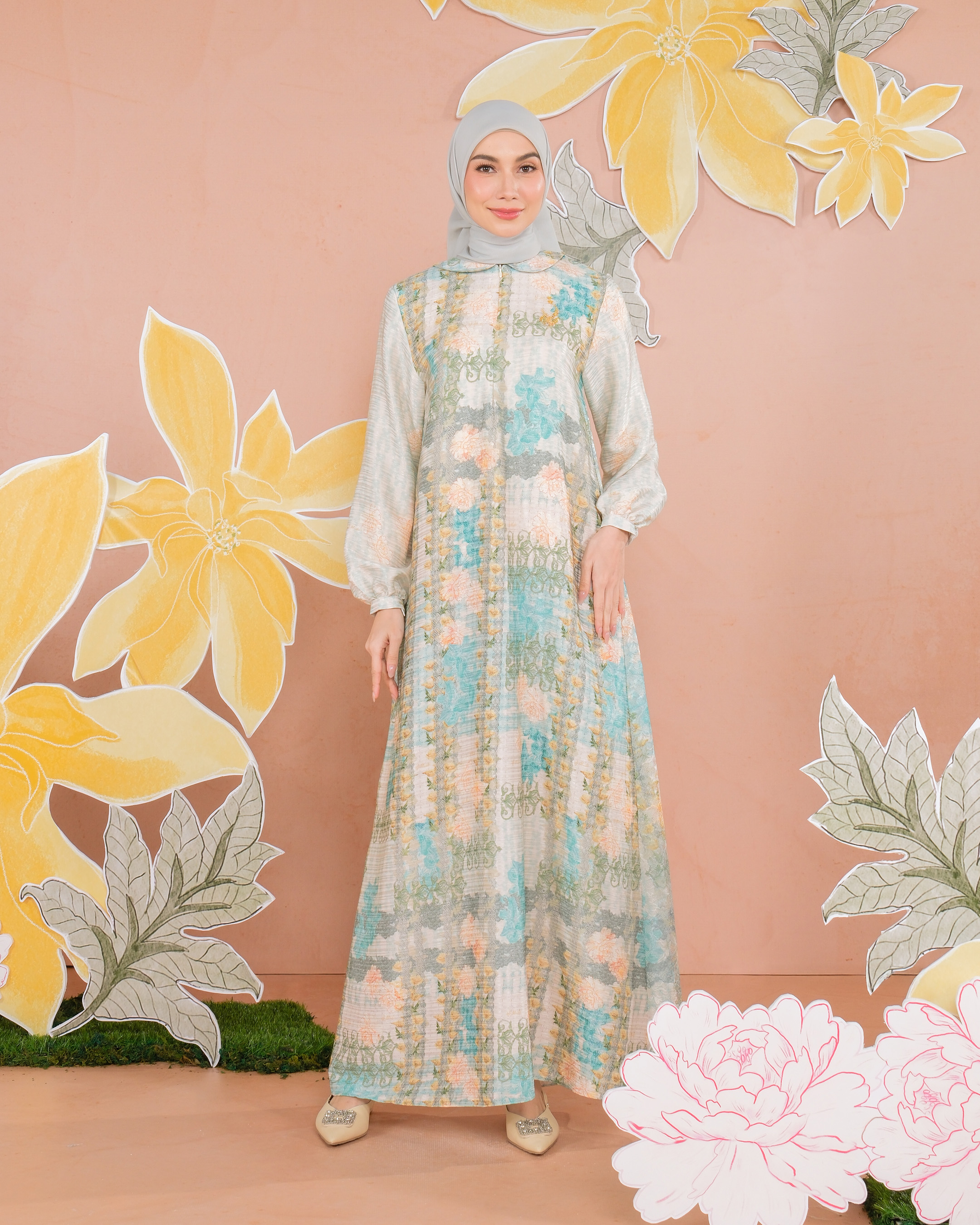 MELUR DRESS - AQUAMARINE