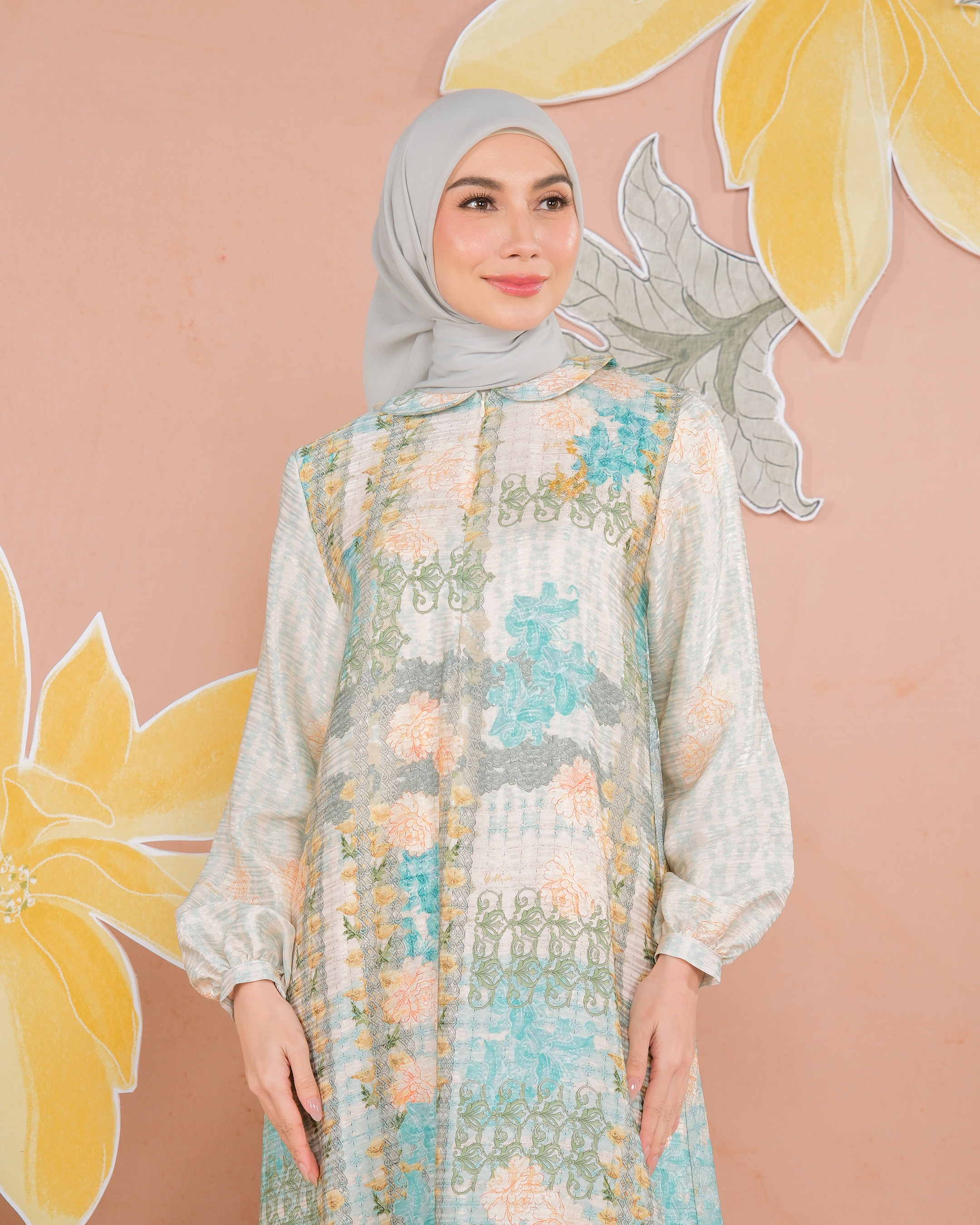 MELUR DRESS - AQUAMARINE