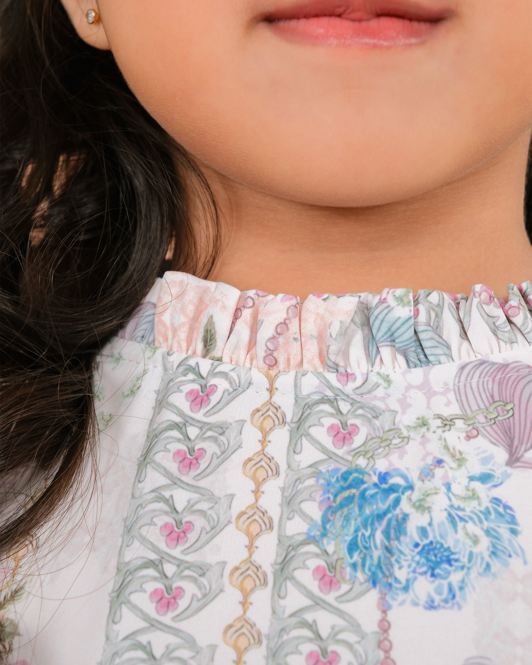 MINARA DRESS ANAK - BLUE
