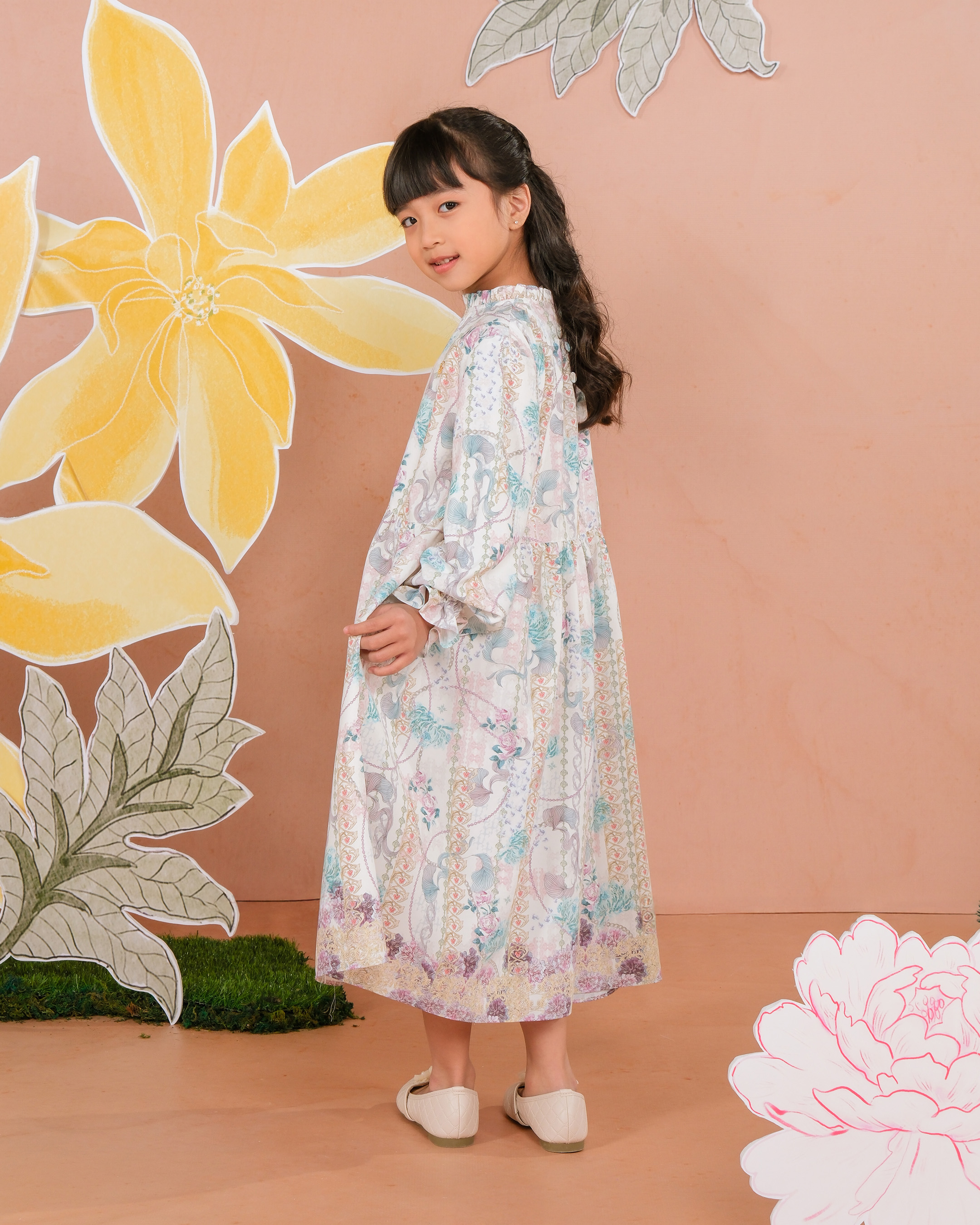 MINARA DRESS ANAK - TOSCA