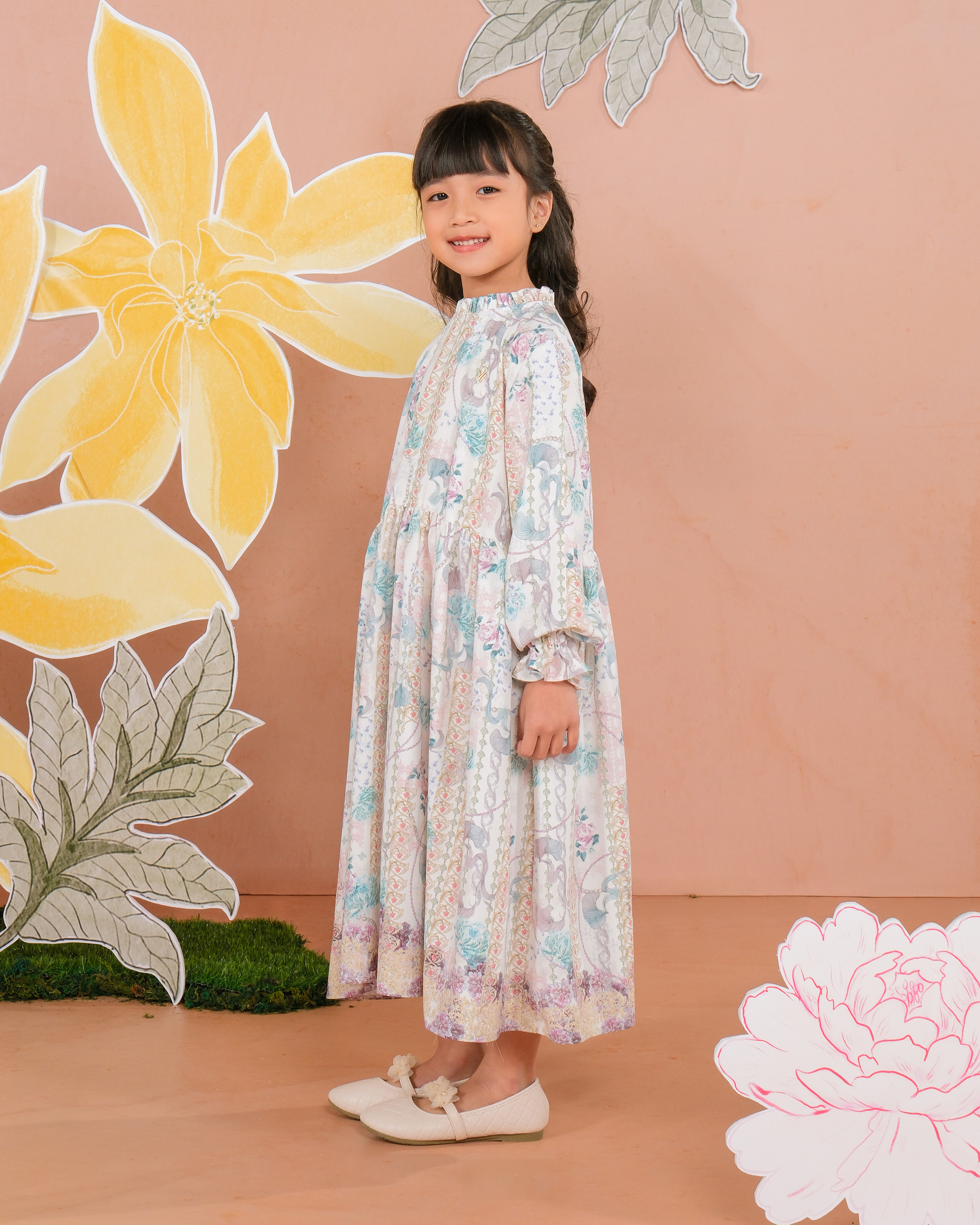 MINARA DRESS ANAK - TOSCA