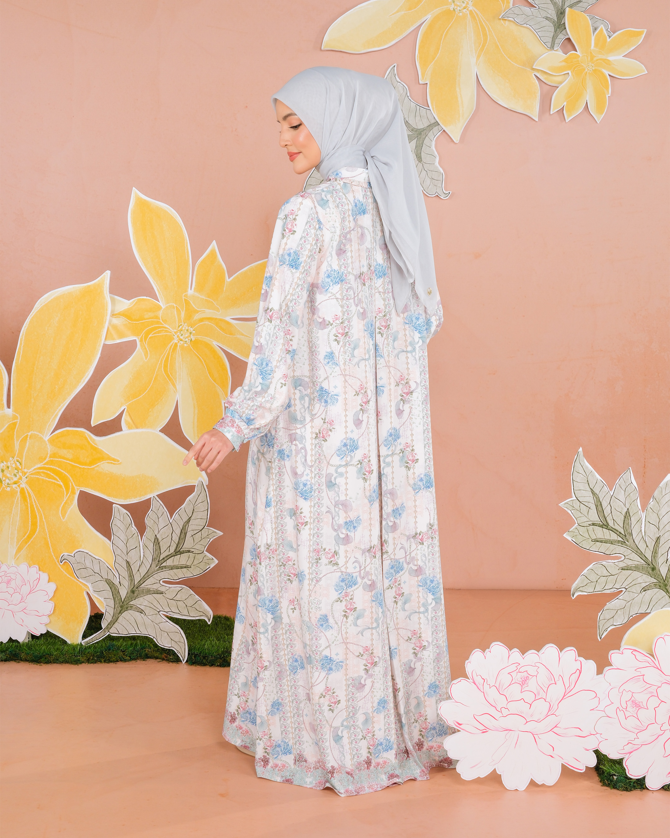 MINARA DRESS - BLUE