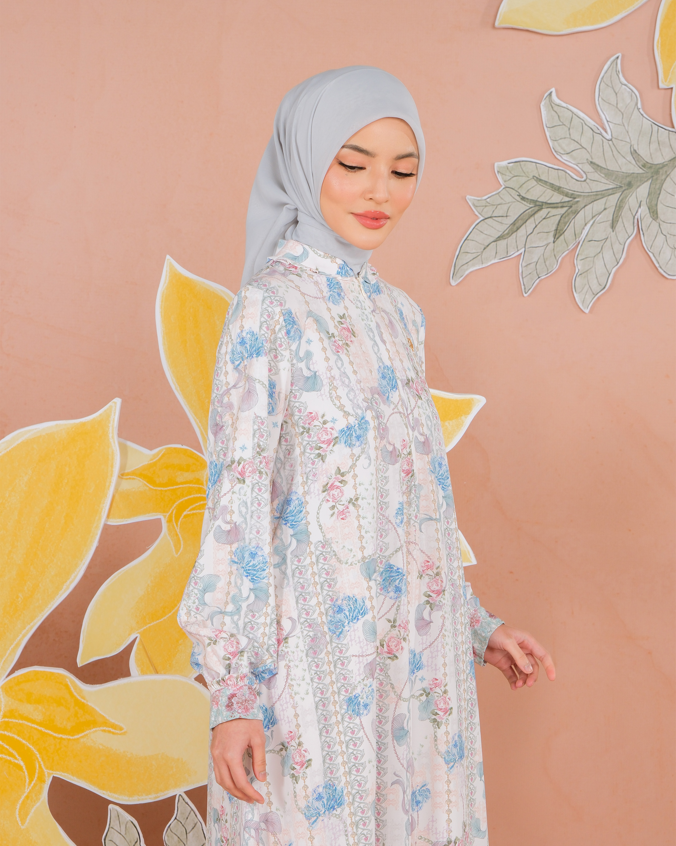 MINARA DRESS - BLUE