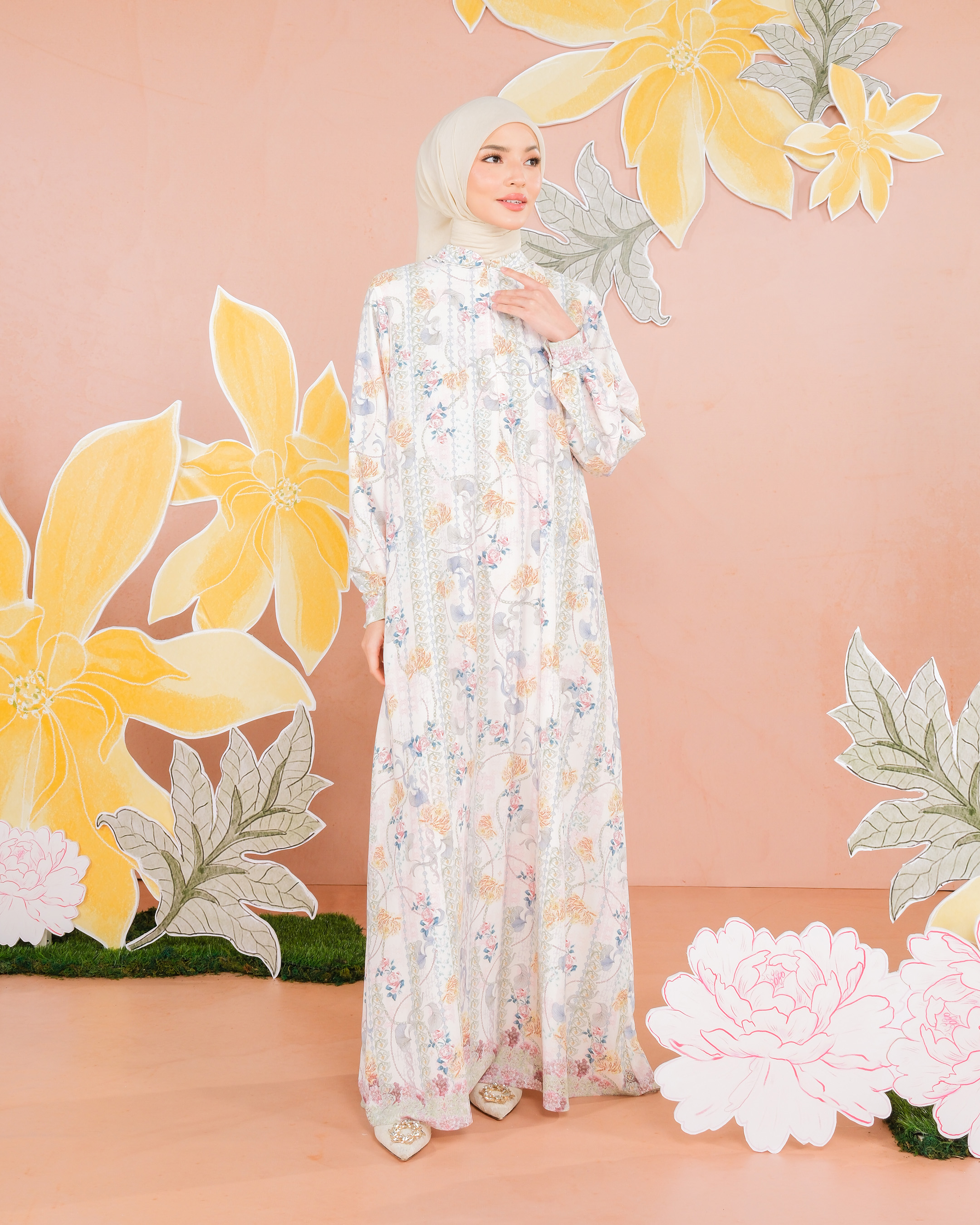 MINARA DRESS - CARAMEL