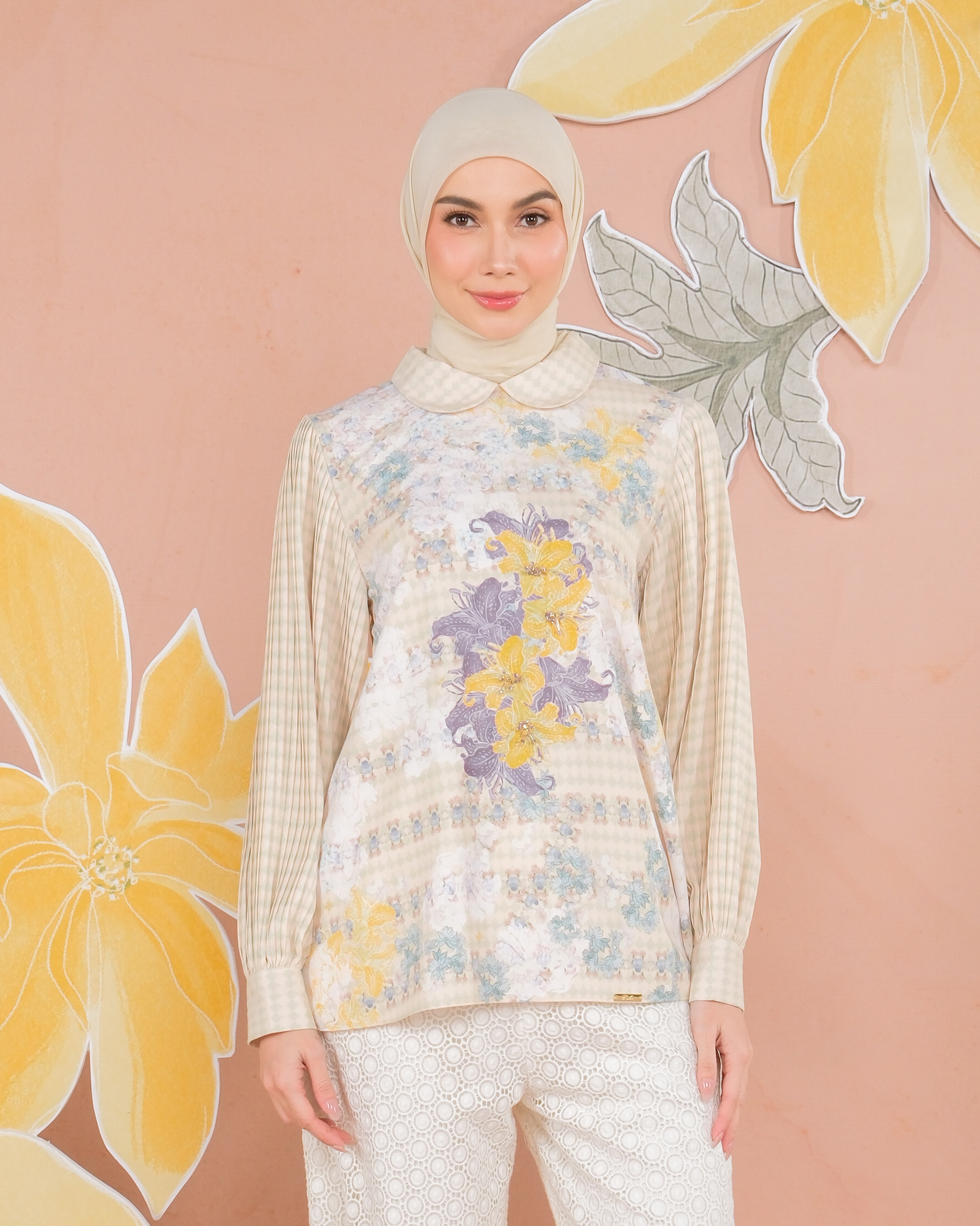 NALINI BLOUSE - HONEY