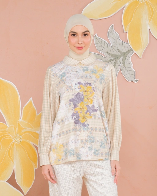 Image of NALINI BLOUSE - HONEY