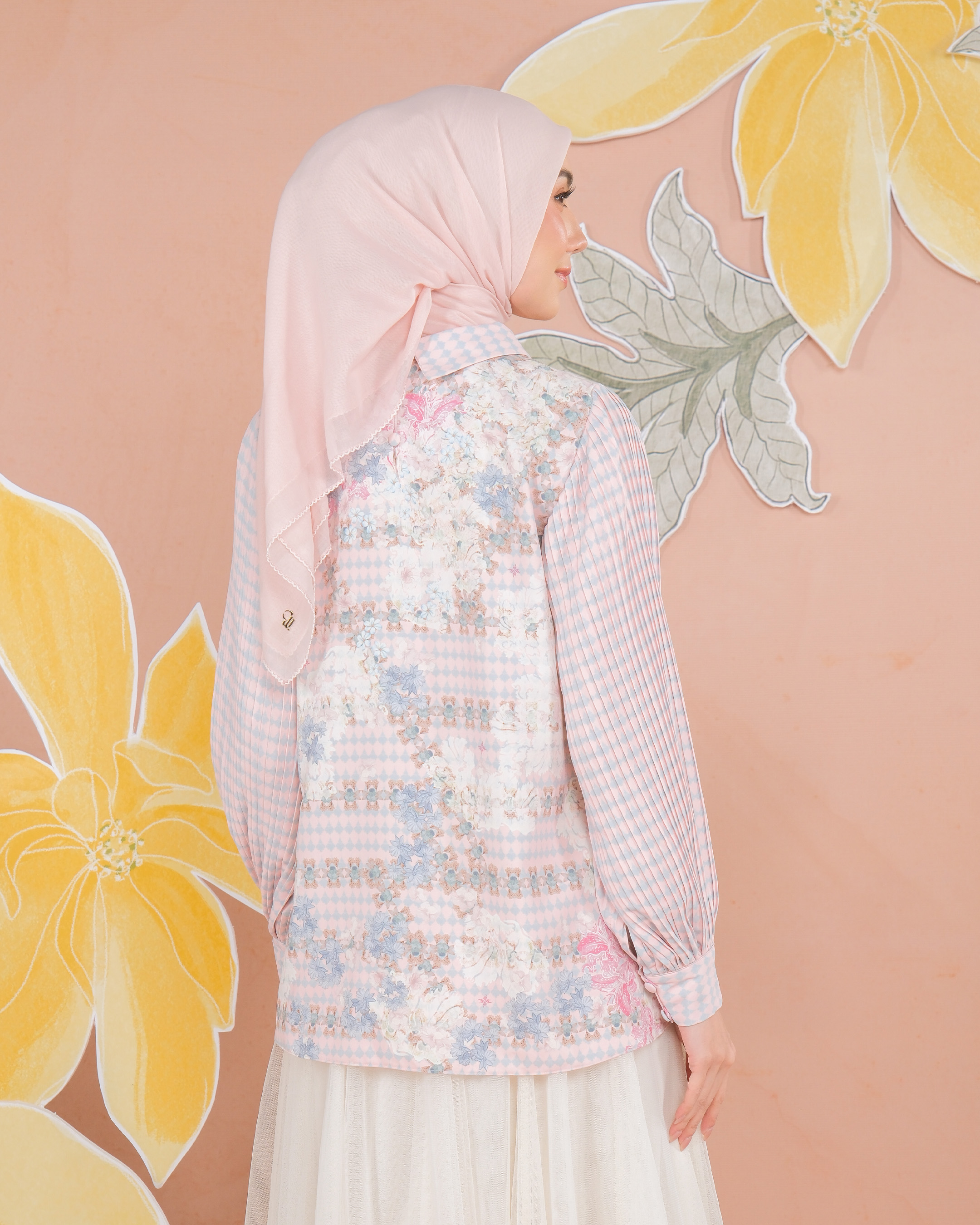 NALINI BLOUSE - MAUVE