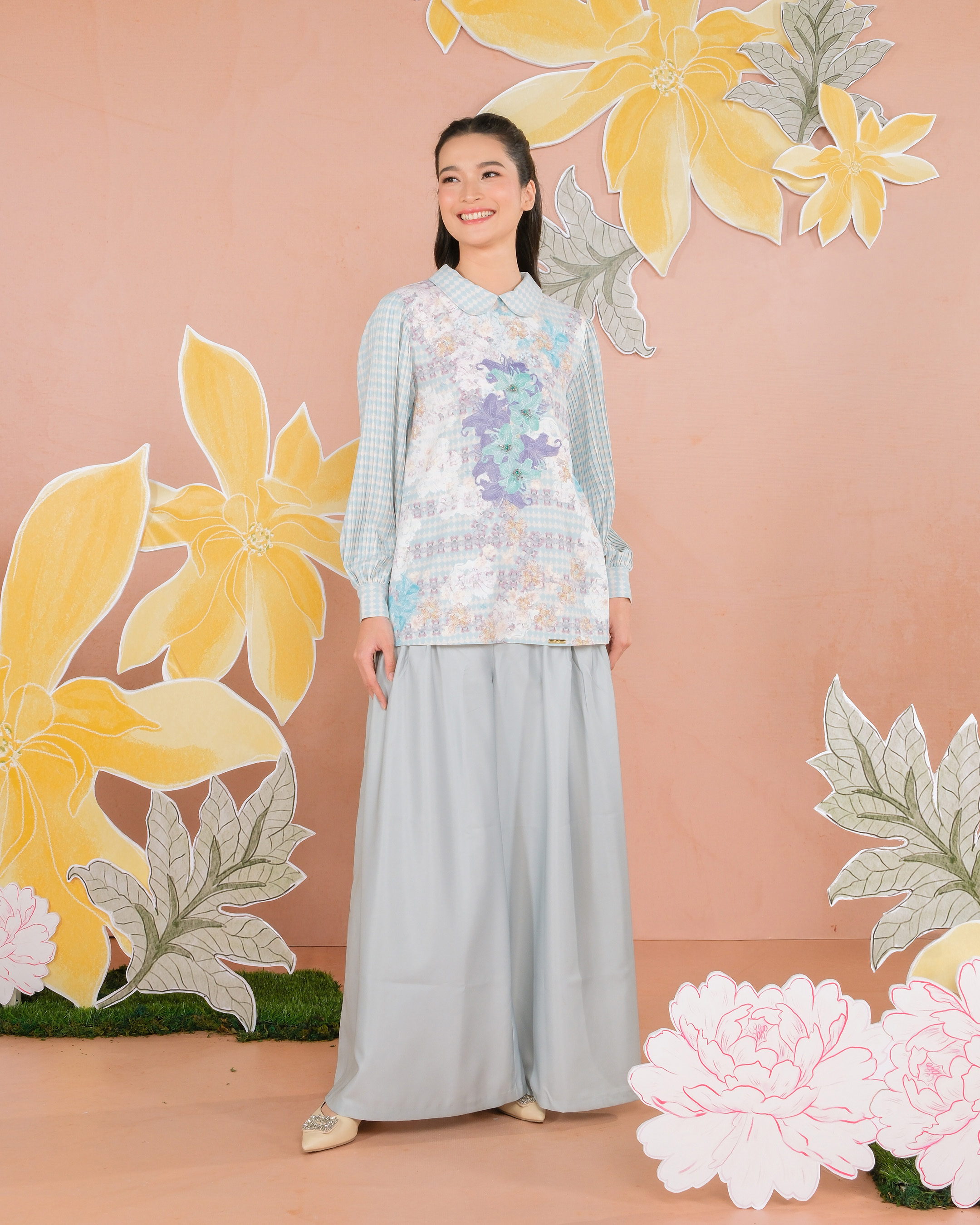 NALINI BLOUSE - MAUVE