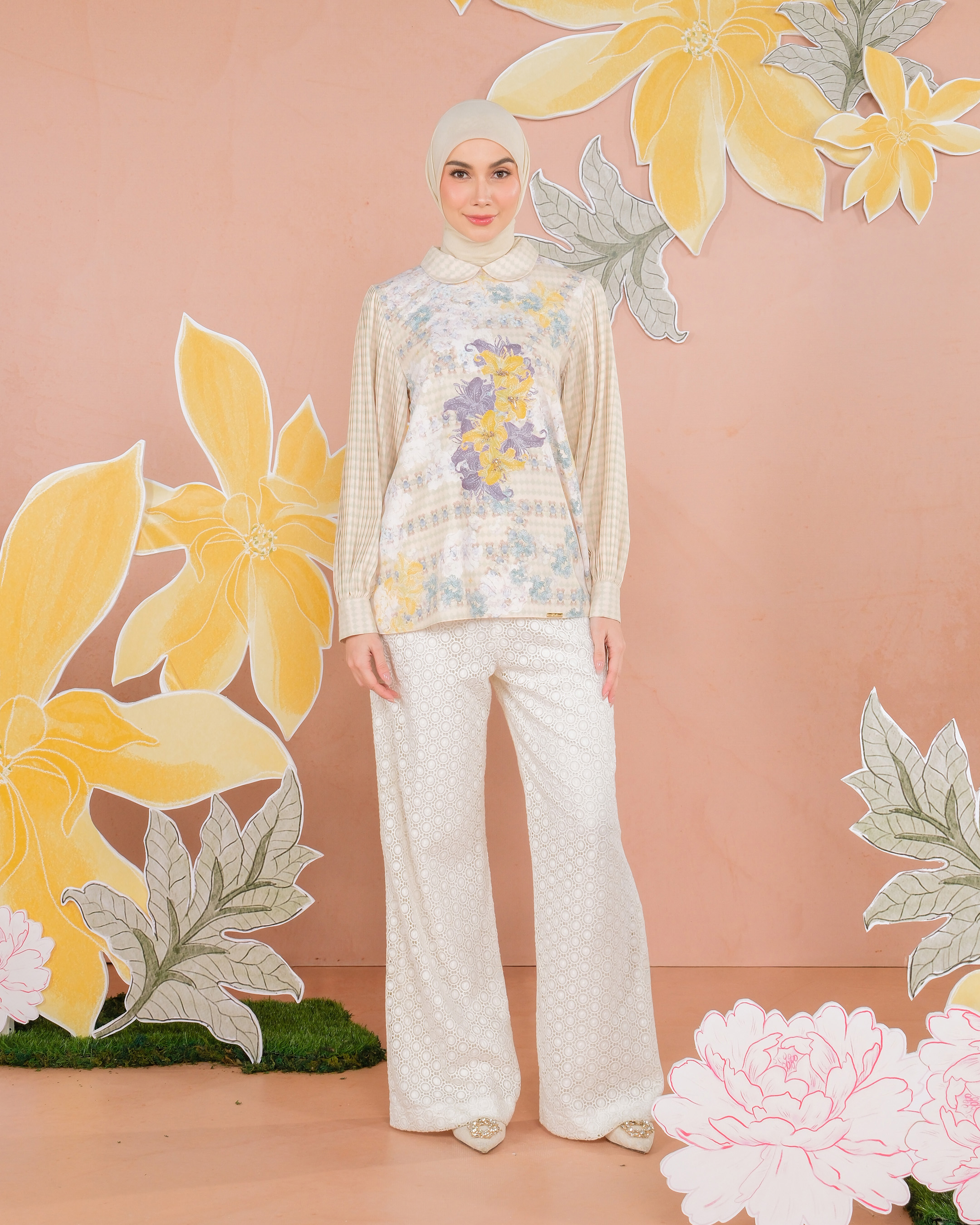 NALINI BLOUSE - TURQUOISE