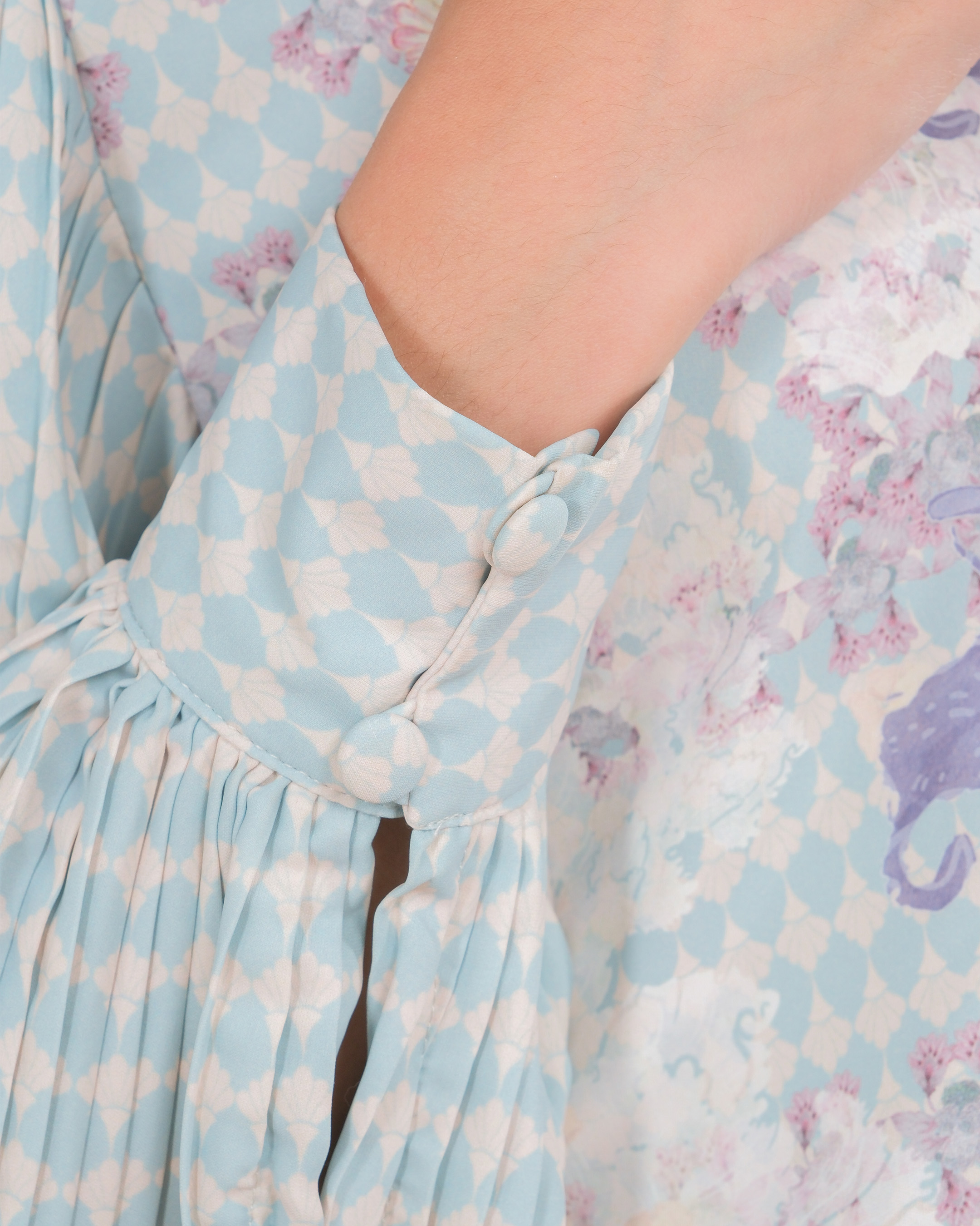 NALINI BLOUSE - TURQUOISE