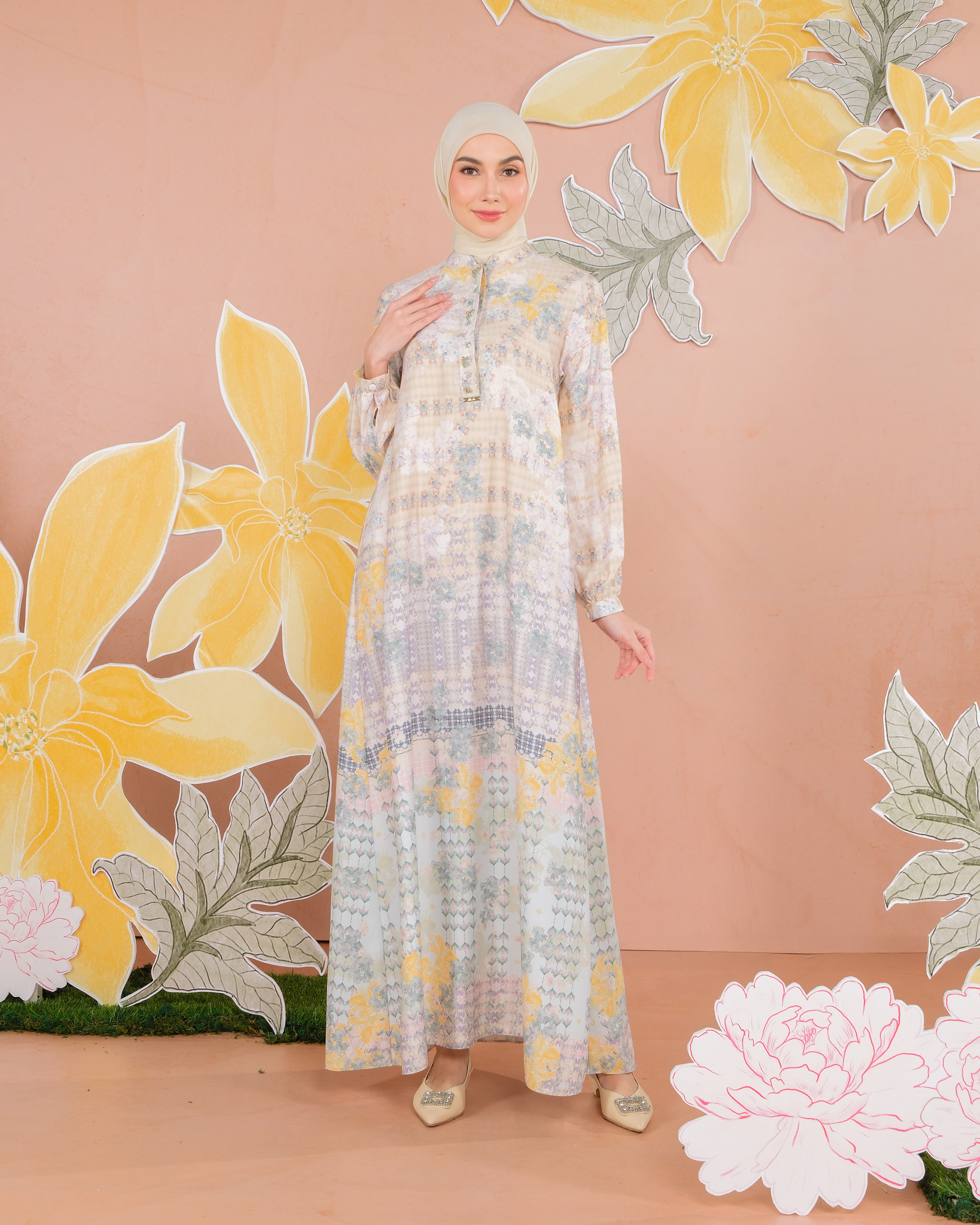 NALINI DRESS - HONEY