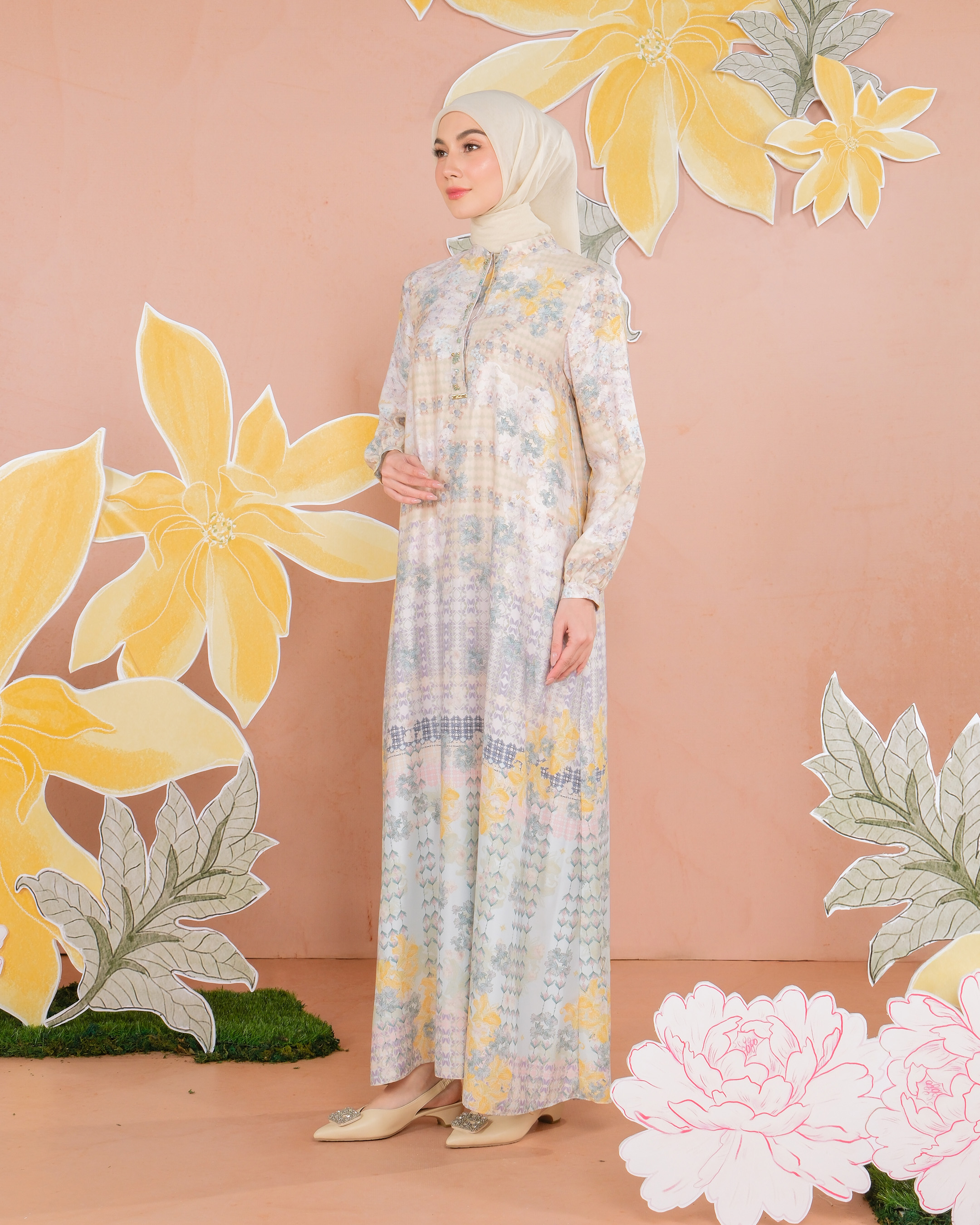 NALINI DRESS - HONEY