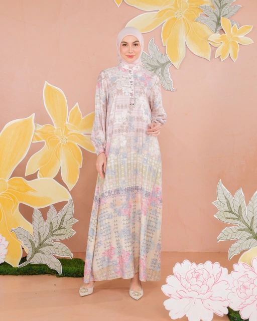 Image of NALINI DRESS - MAUVE