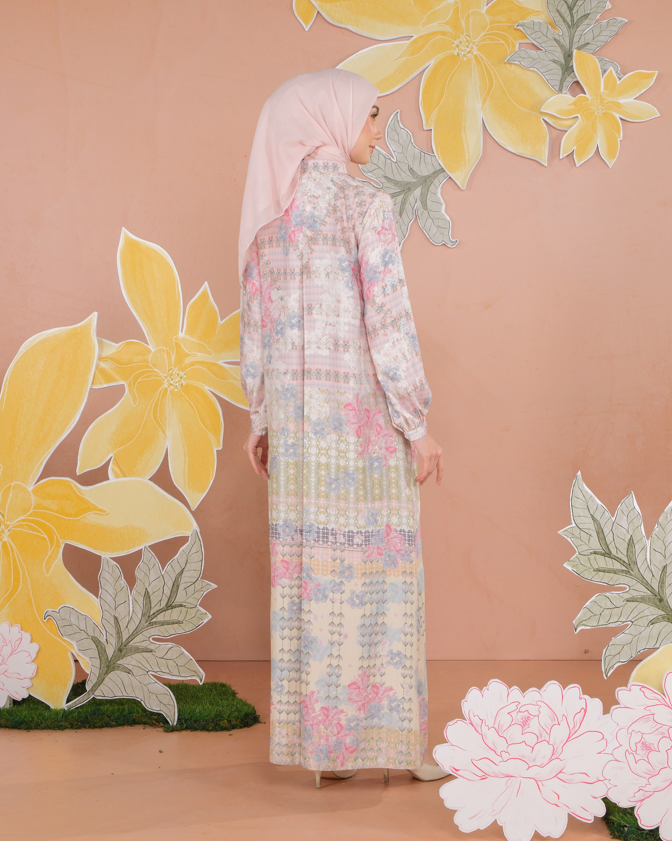 NALINI DRESS - MAUVE