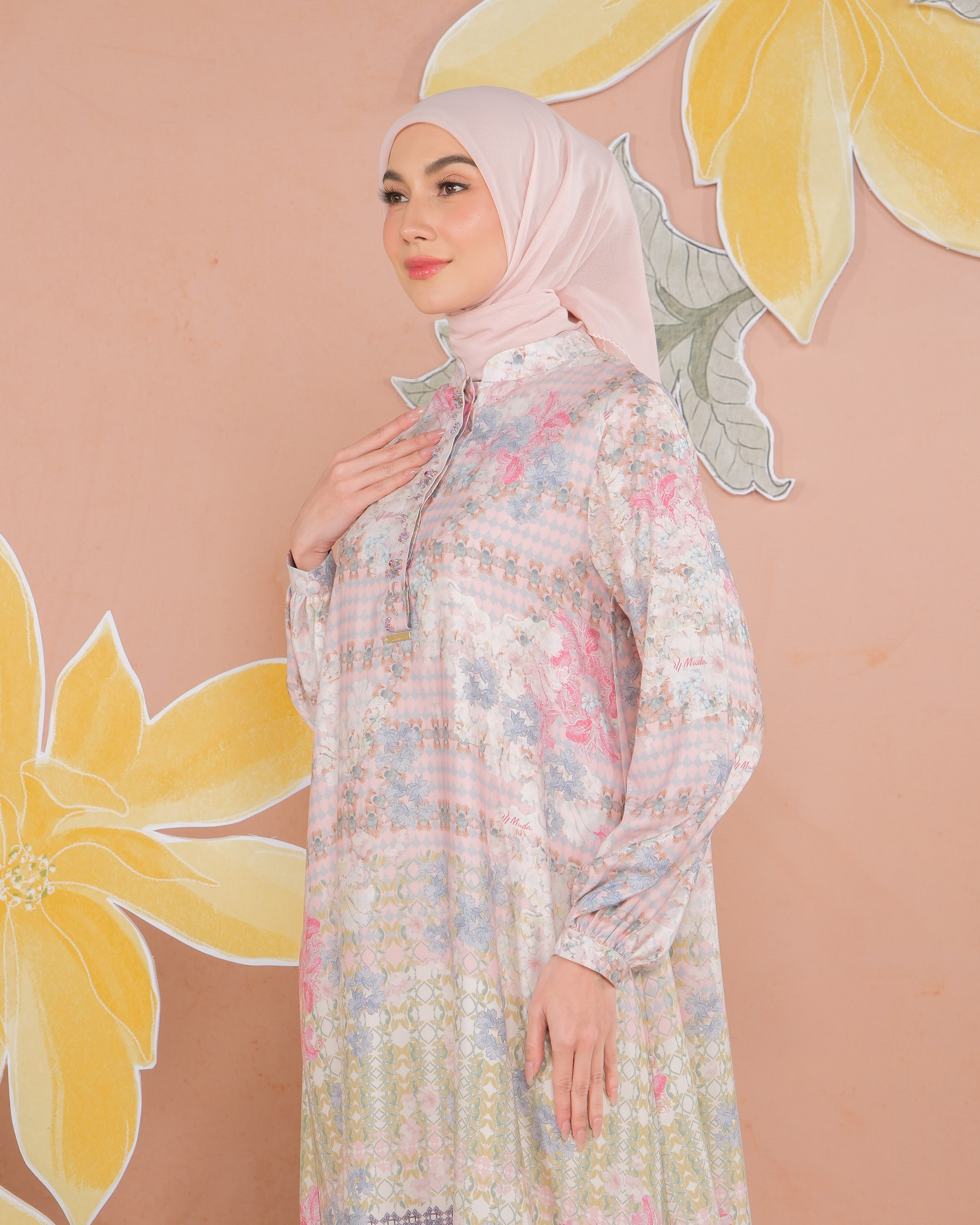 NALINI DRESS - MAUVE