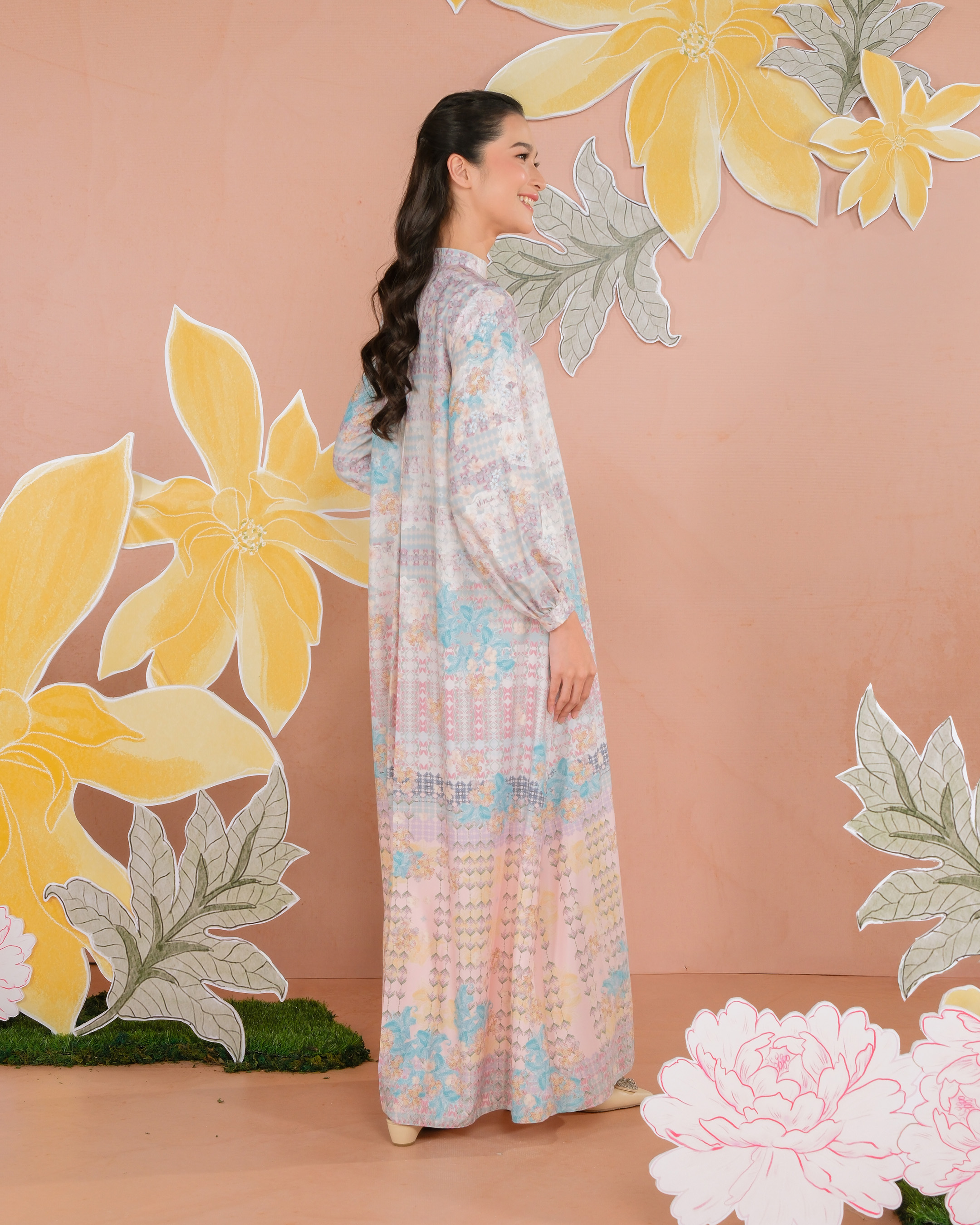 NALINI DRESS - TURQUOISE