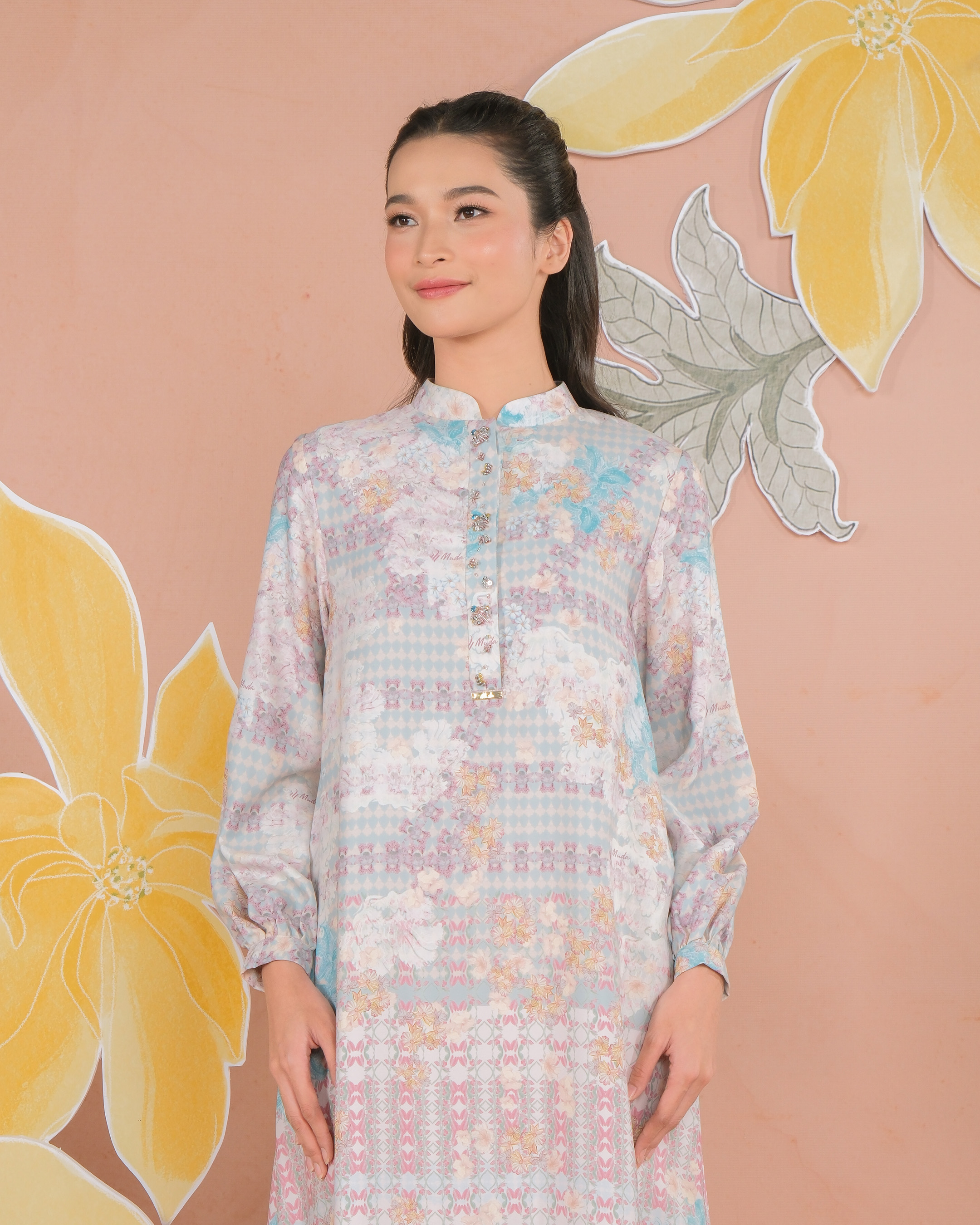 NALINI DRESS - TURQUOISE