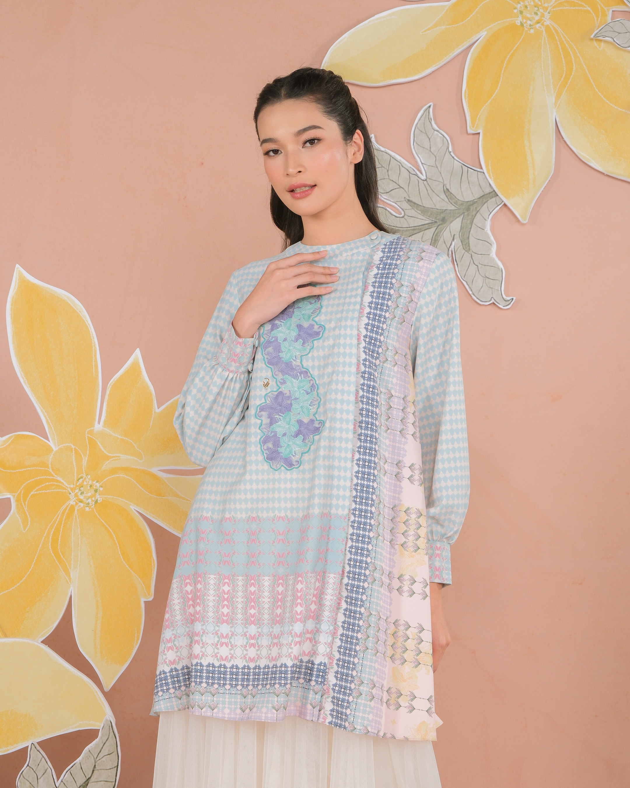 NALINI TUNIC - TURQUOISE