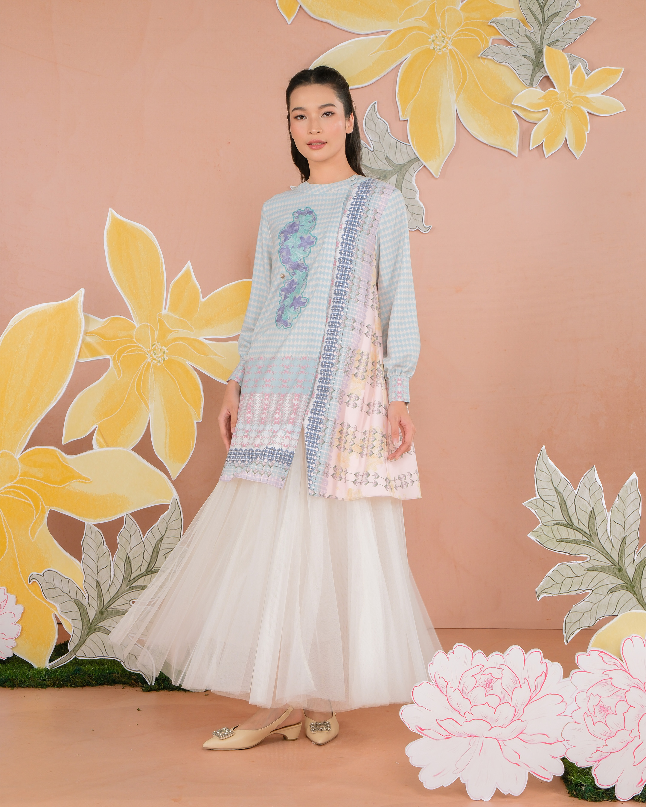 NALINI TUNIC - TURQUOISE