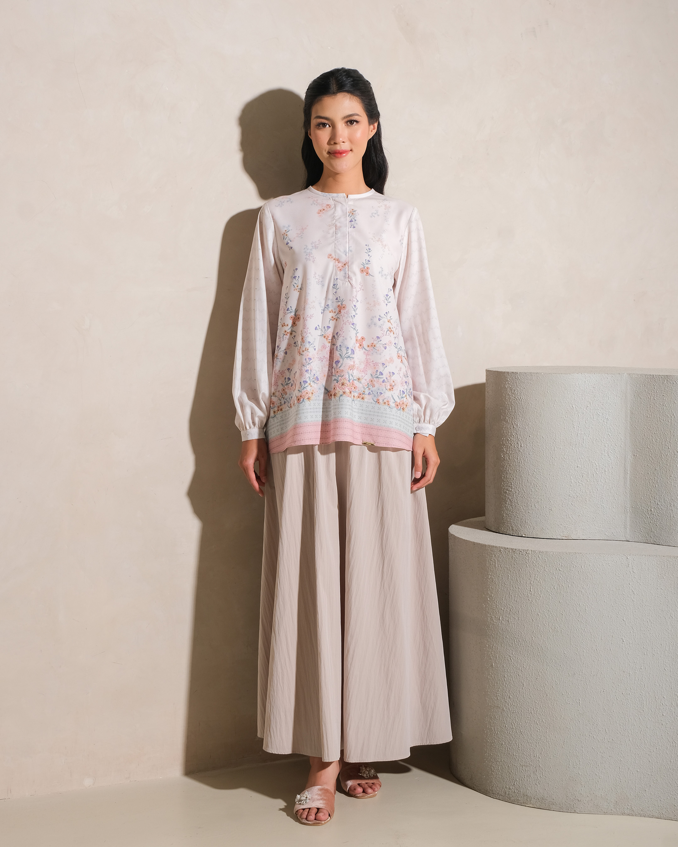 NAVARA BLOUSE - LAVENDER
