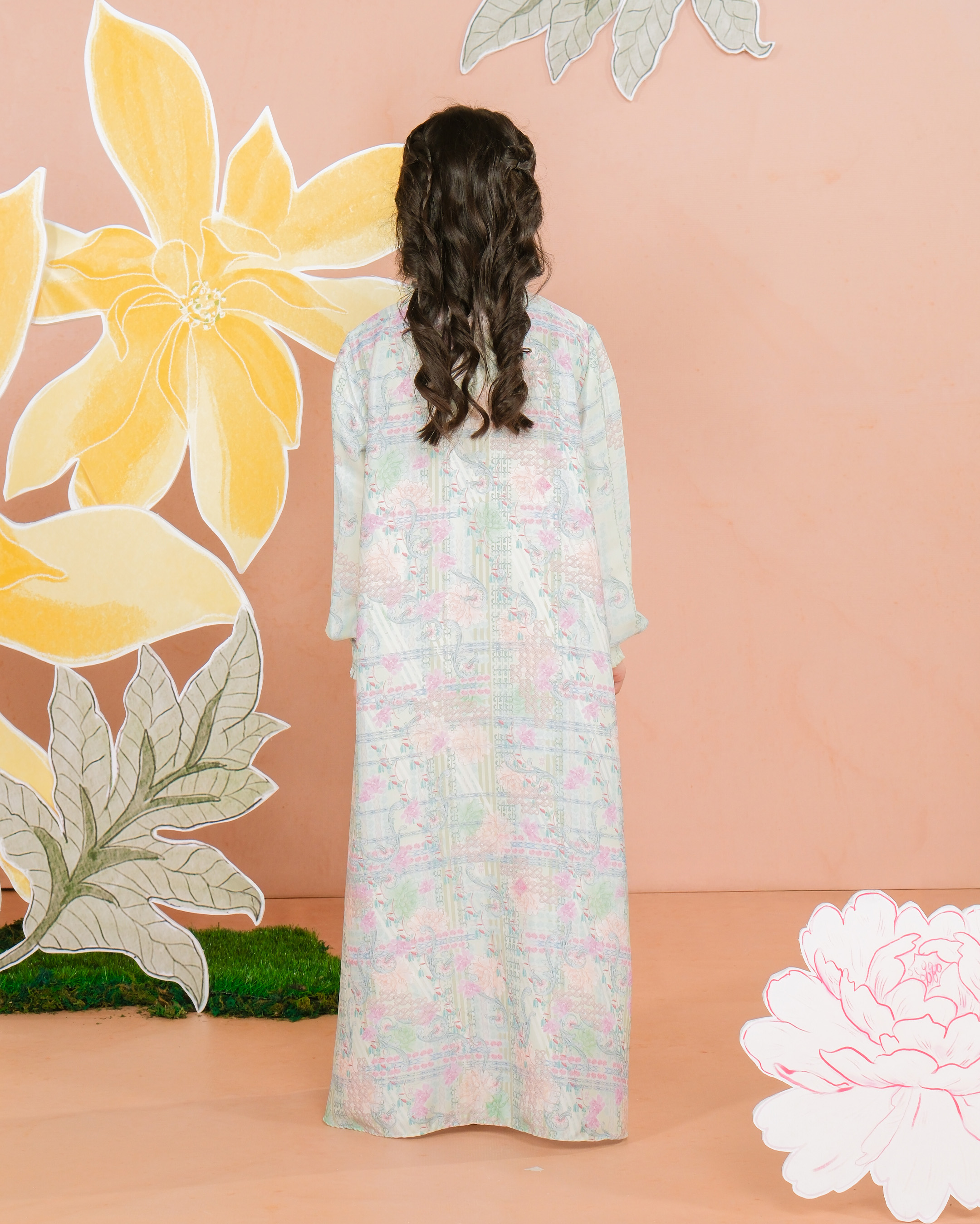 NAYYALA DRESS ANAK - GREEN