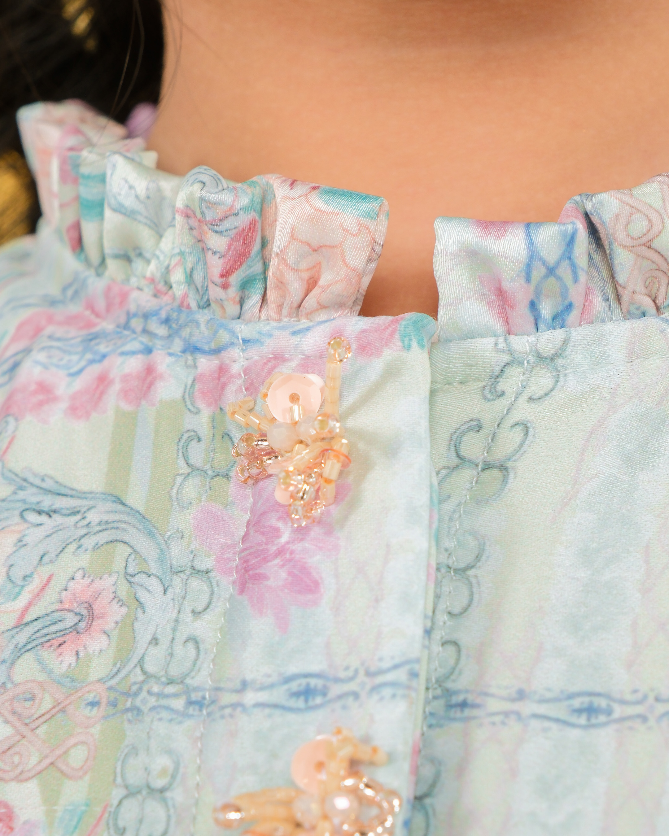 NAYYALA DRESS ANAK - GREEN