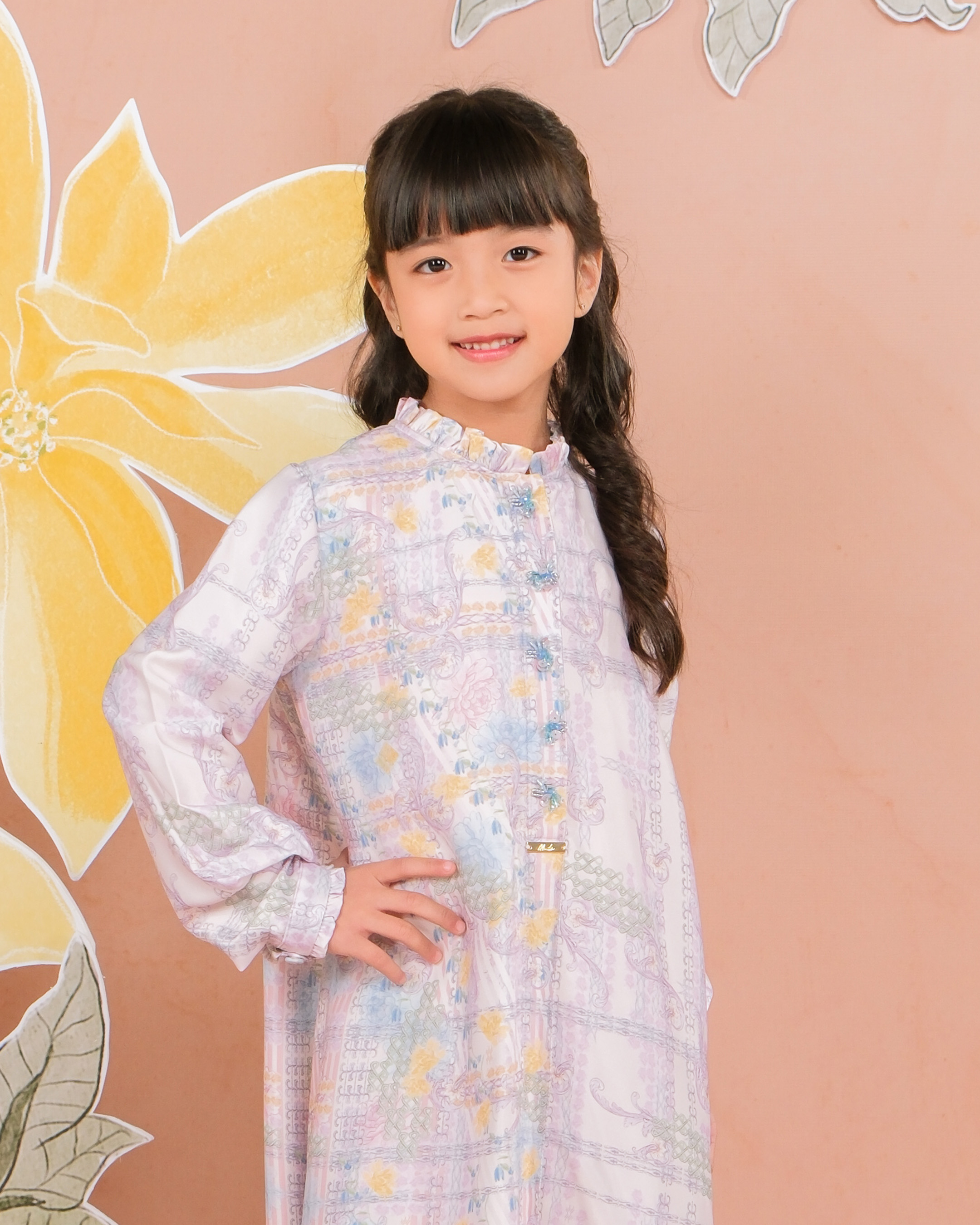 NAYYALA DRESS ANAK - MAUVE