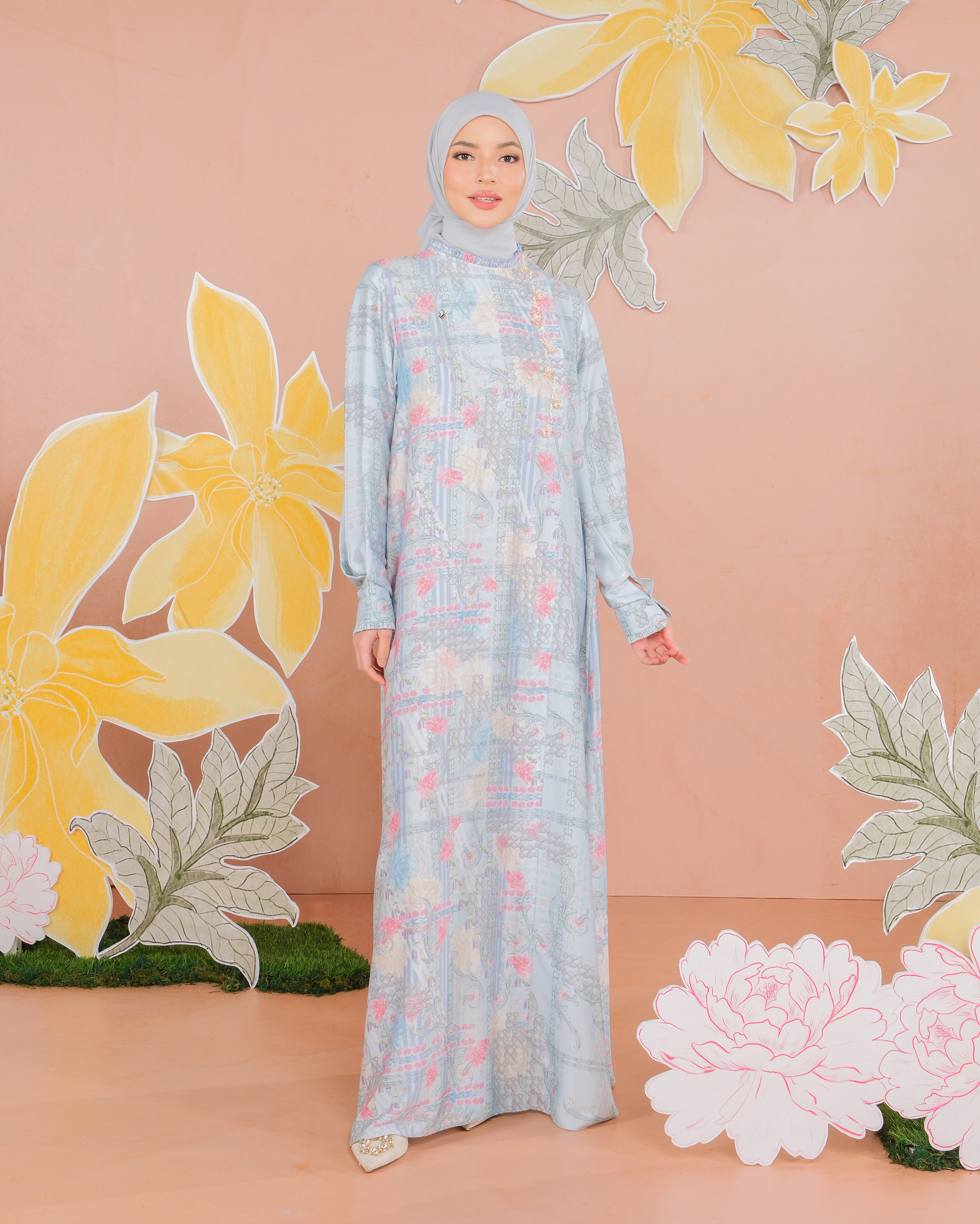 NAYYALA DRESS - BLUE