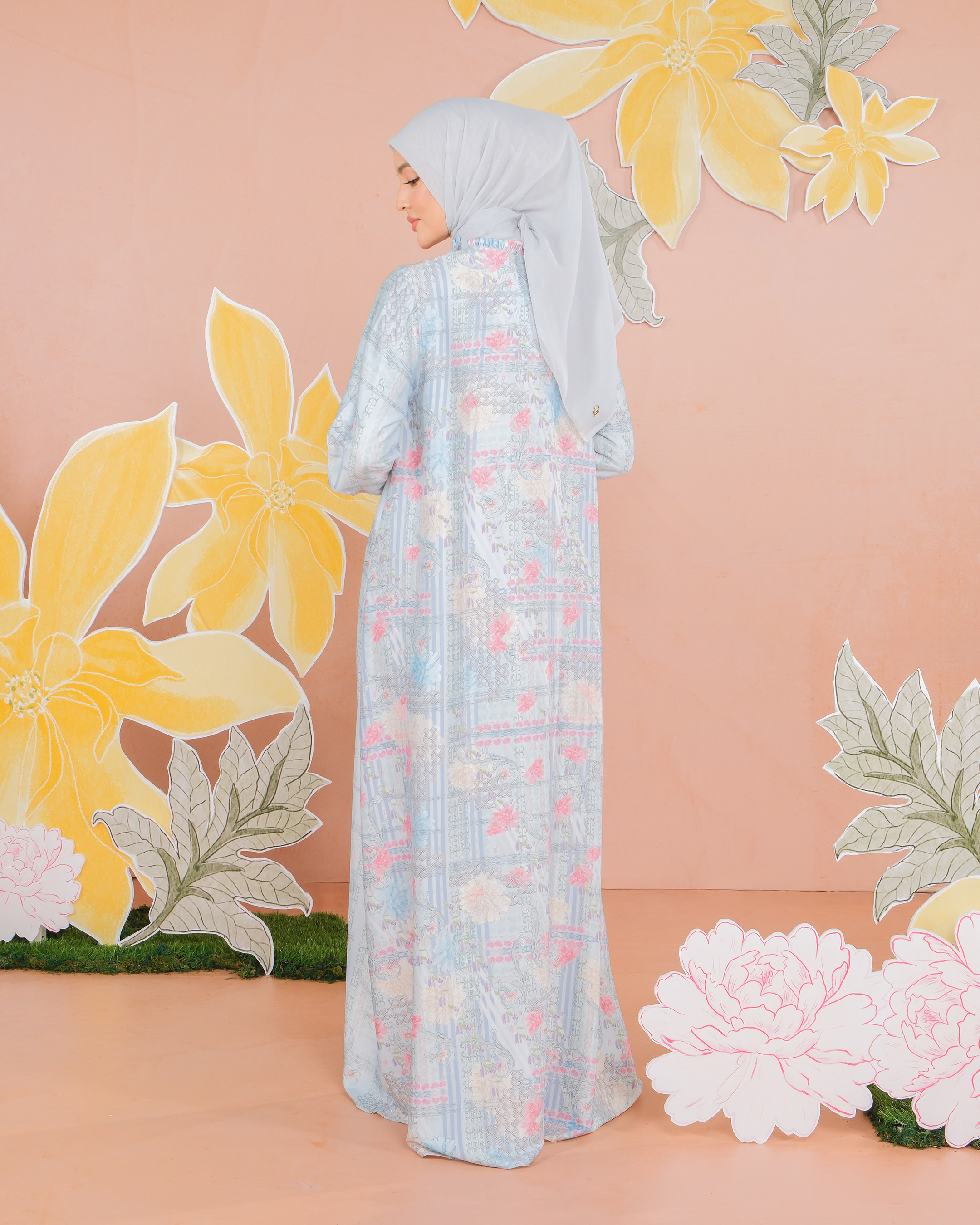 NAYYALA DRESS - BLUE