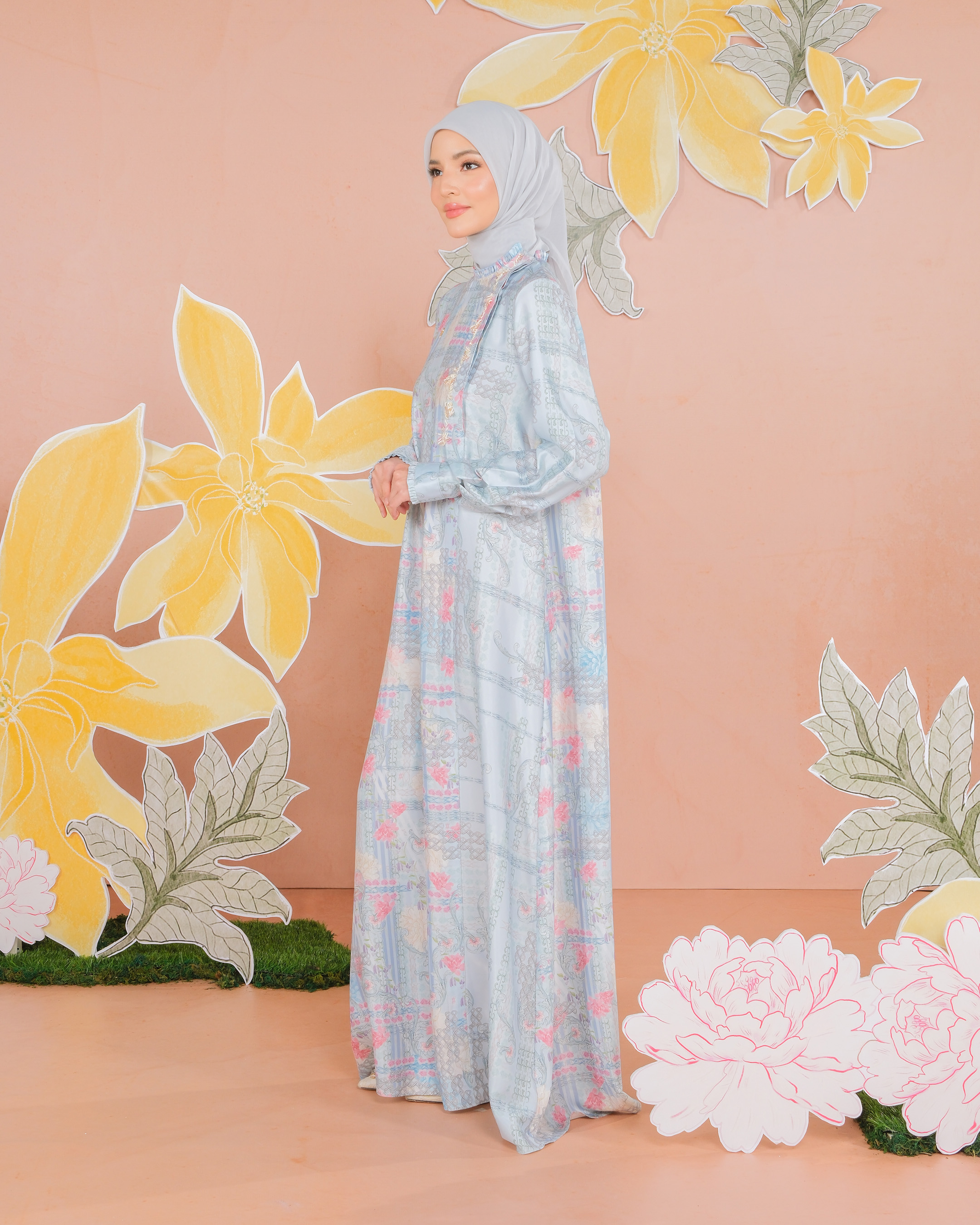 NAYYALA DRESS - BLUE