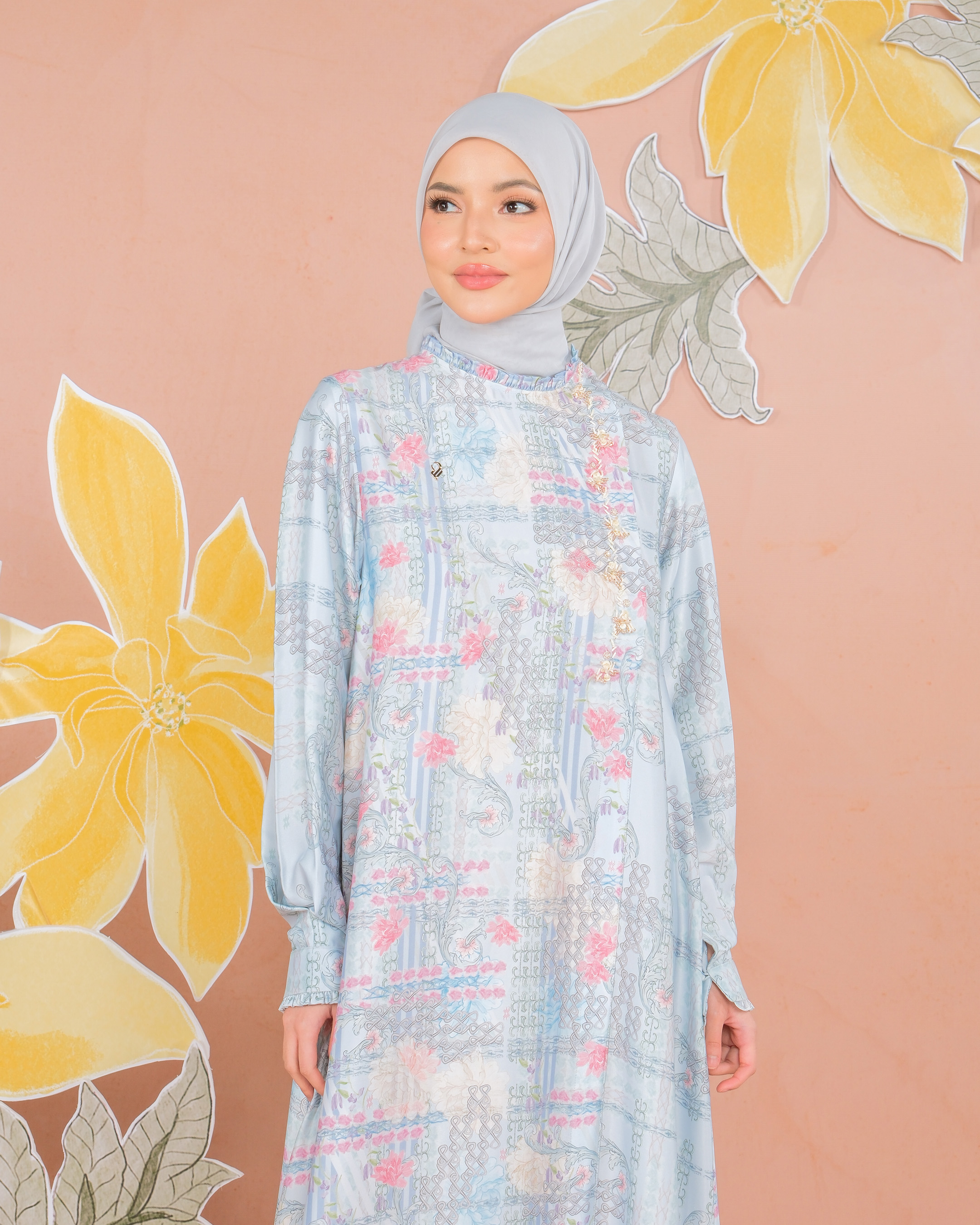 NAYYALA DRESS - BLUE