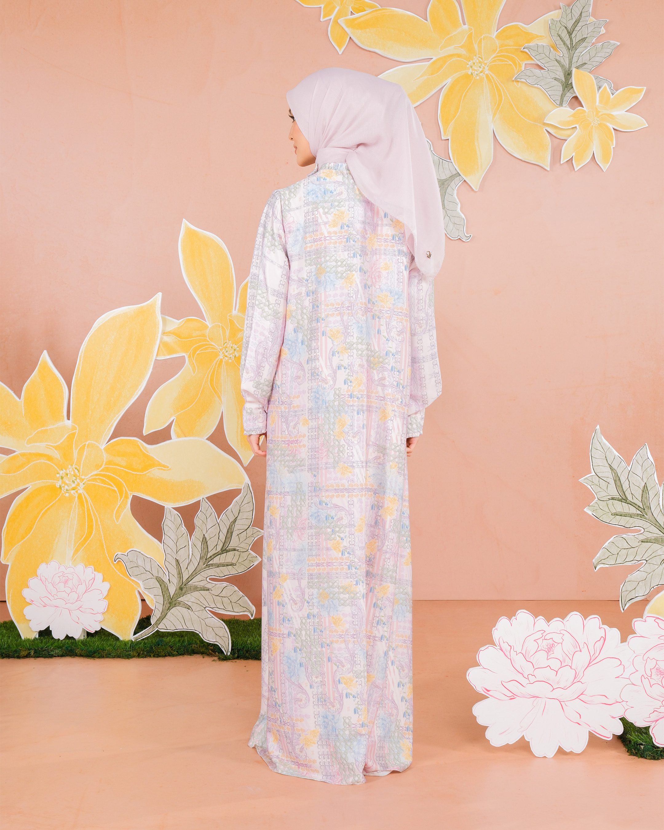 NAYYALA DRESS - MAUVE