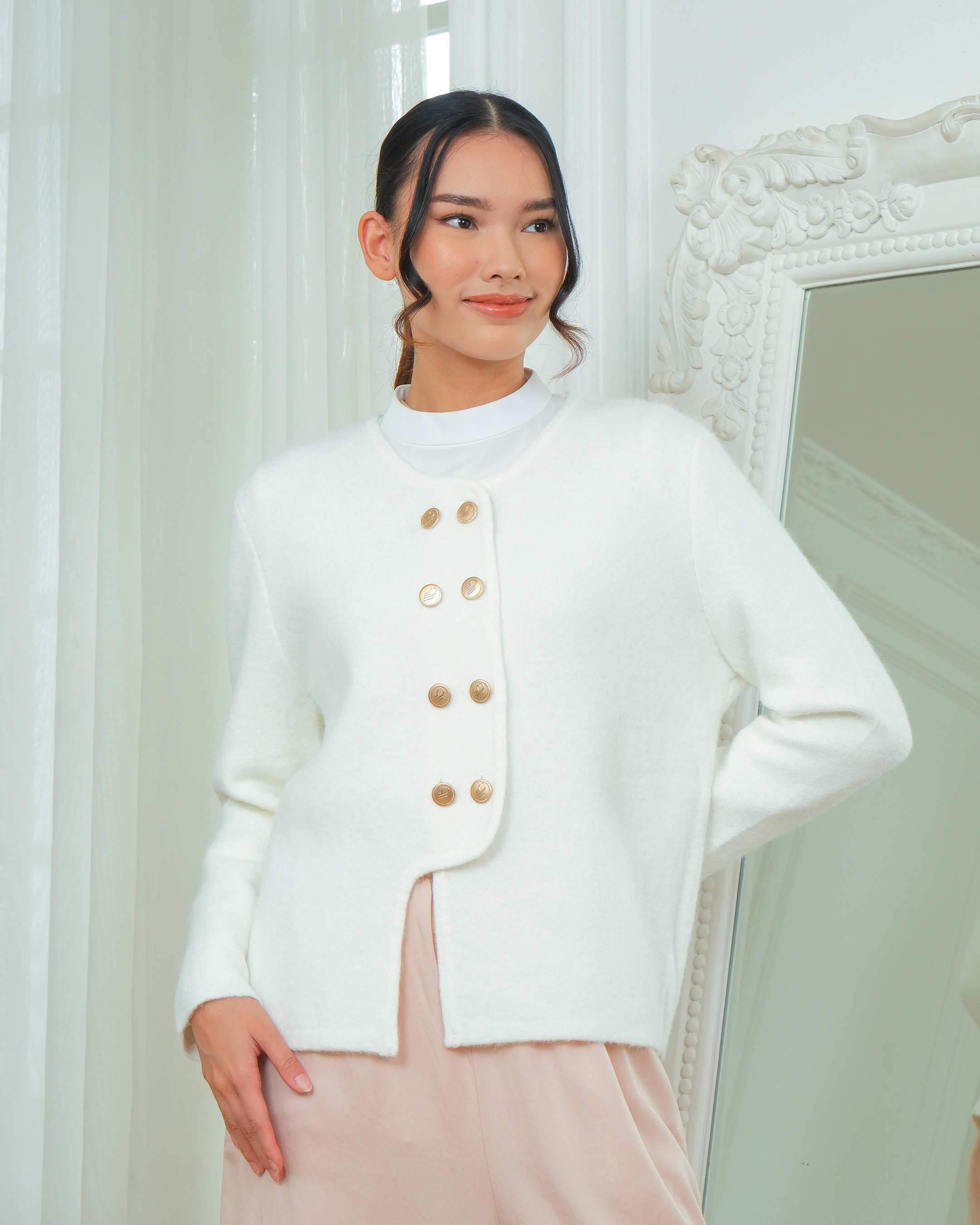 ONELA KNIT - BROKEN WHITE