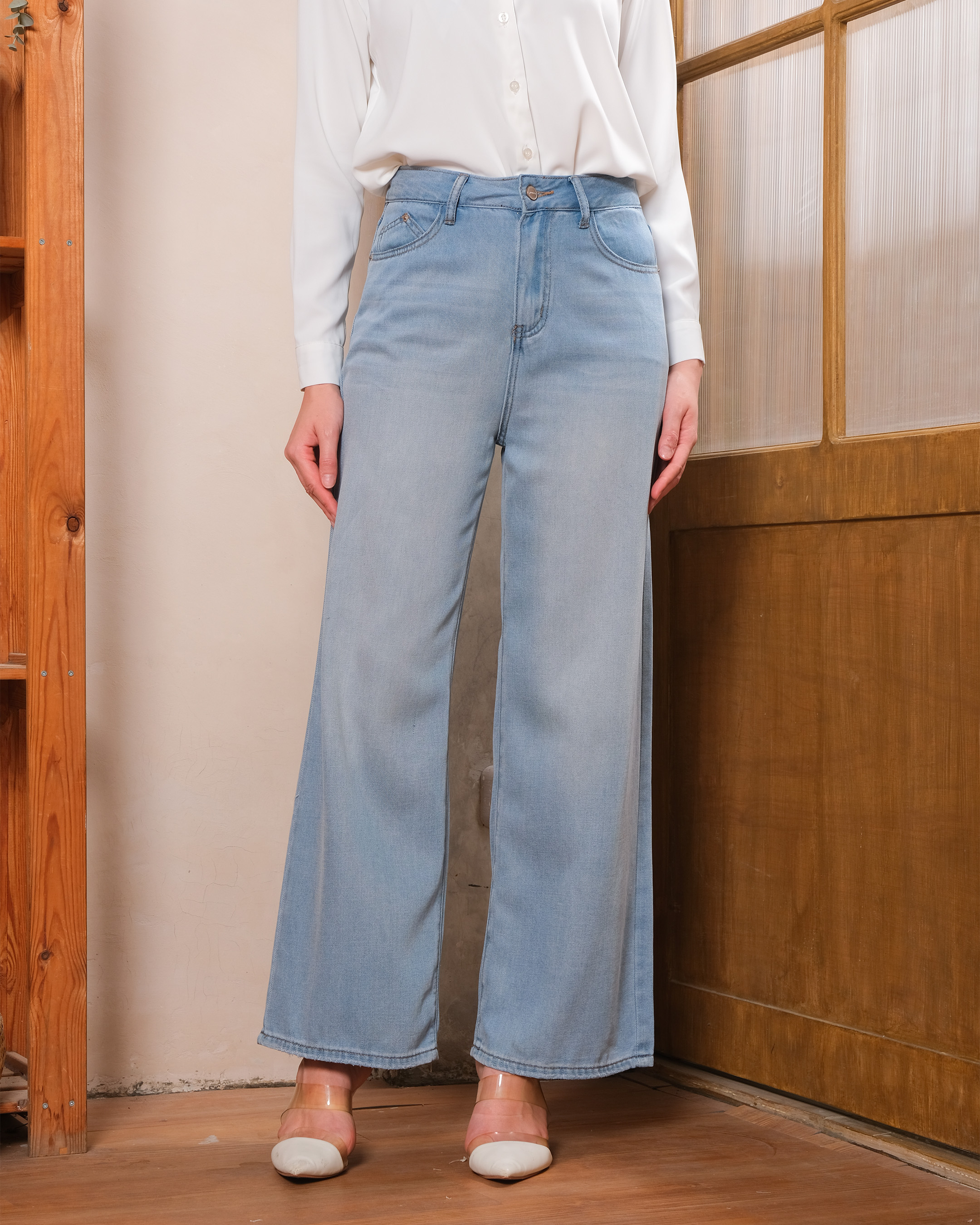 RULA JEANS - FADED BLUE