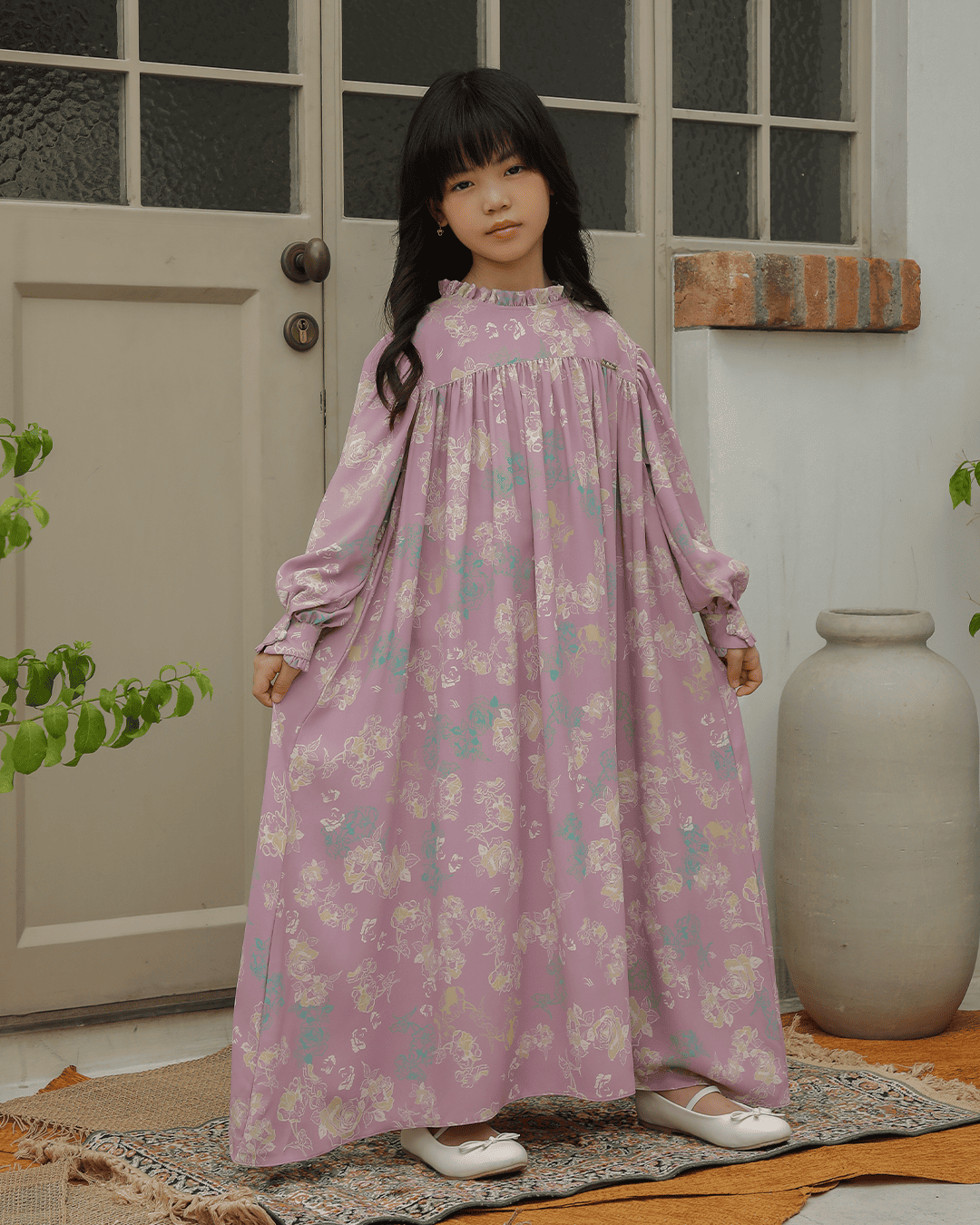 SADYA DRESS ANAK - LAVENDER