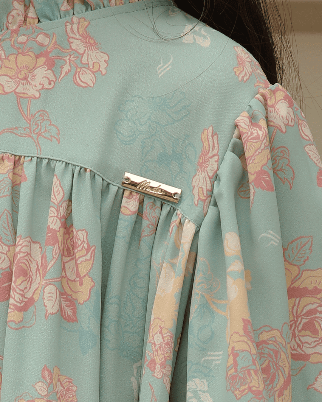SADYA DRESS ANAK - SALMON