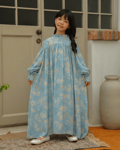 Image of SADYA DRESS ANAK - SOFT BLUE