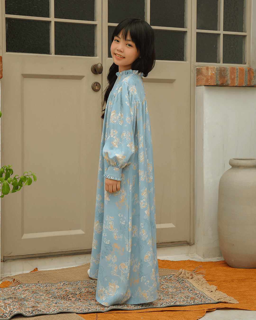 SADYA DRESS ANAK - SOFT BLUE
