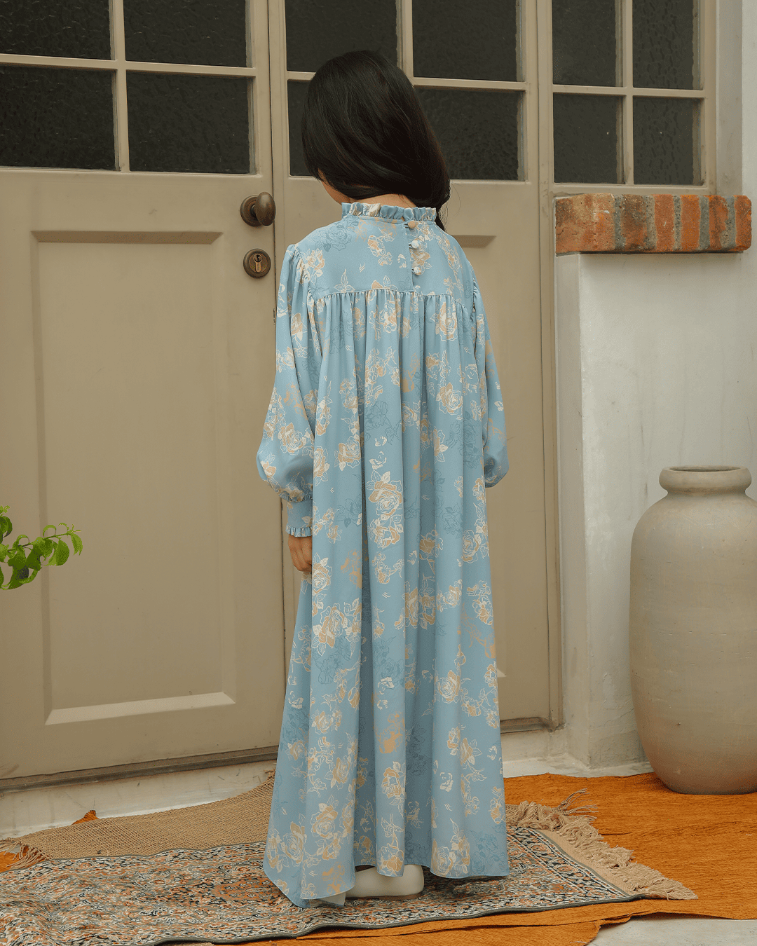 SADYA DRESS ANAK - SOFT BLUE
