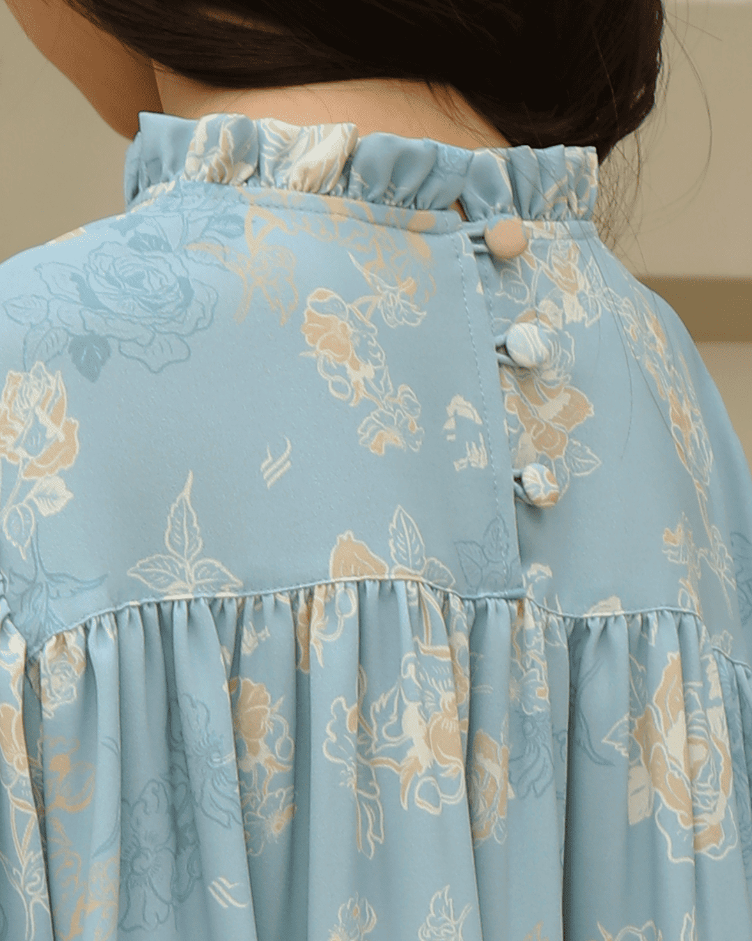 SADYA DRESS ANAK - SOFT BLUE