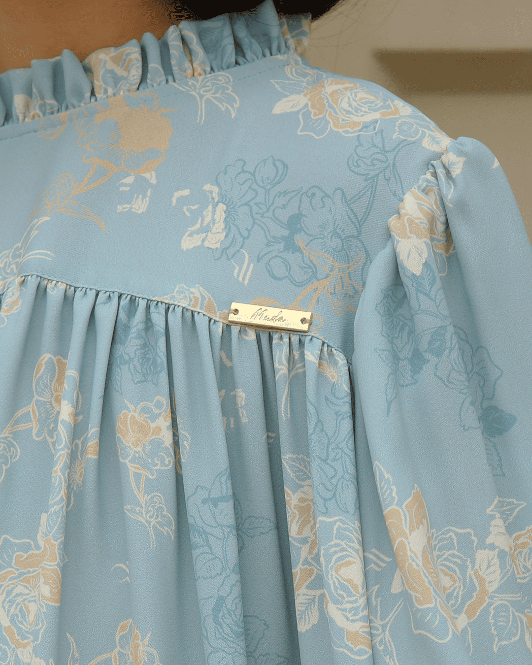 SADYA DRESS ANAK - SOFT BLUE