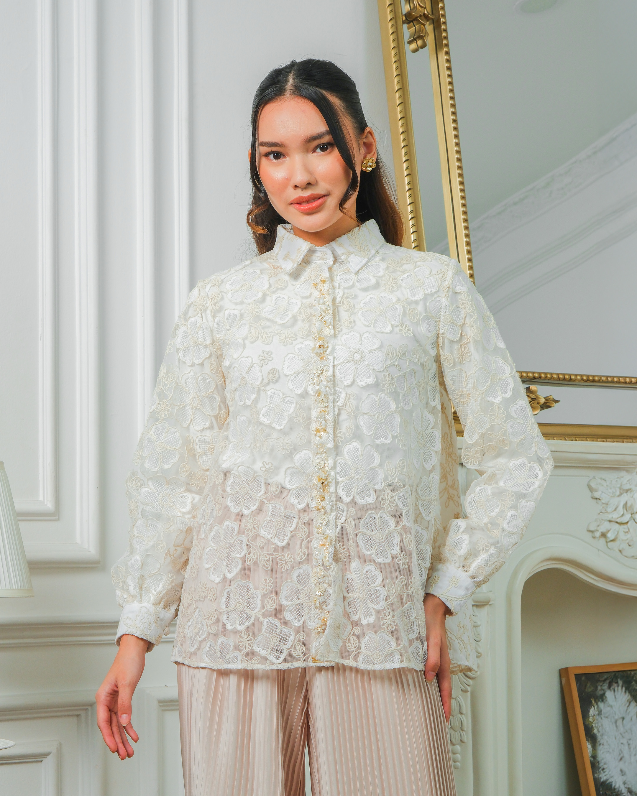 SALUNA SHIRT 1 - BROKEN WHITE
