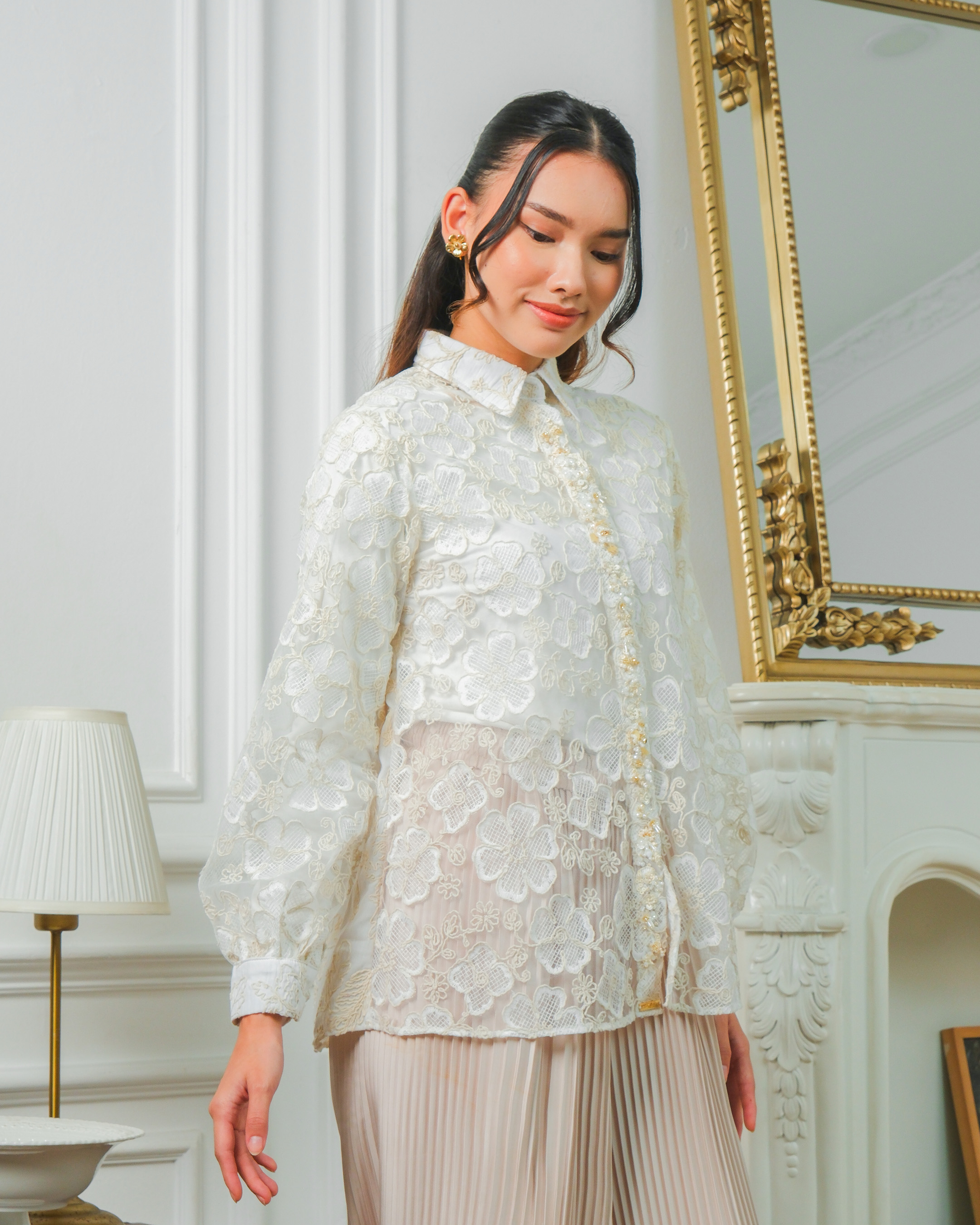 SALUNA SHIRT 1 - BROKEN WHITE