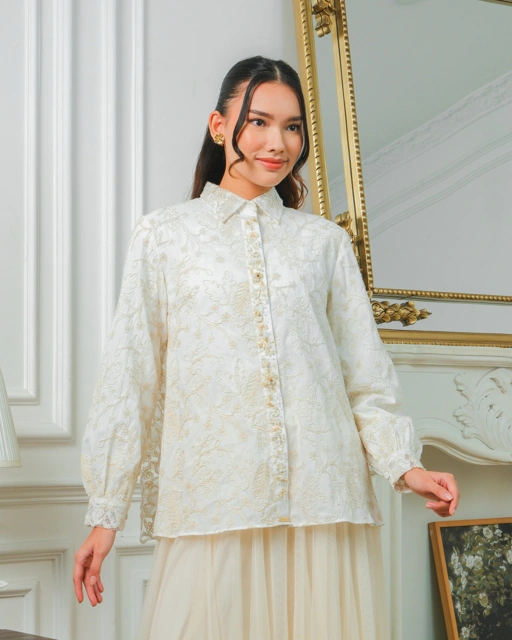 Image of SALUNA SHIRT 2 - BROKEN WHITE