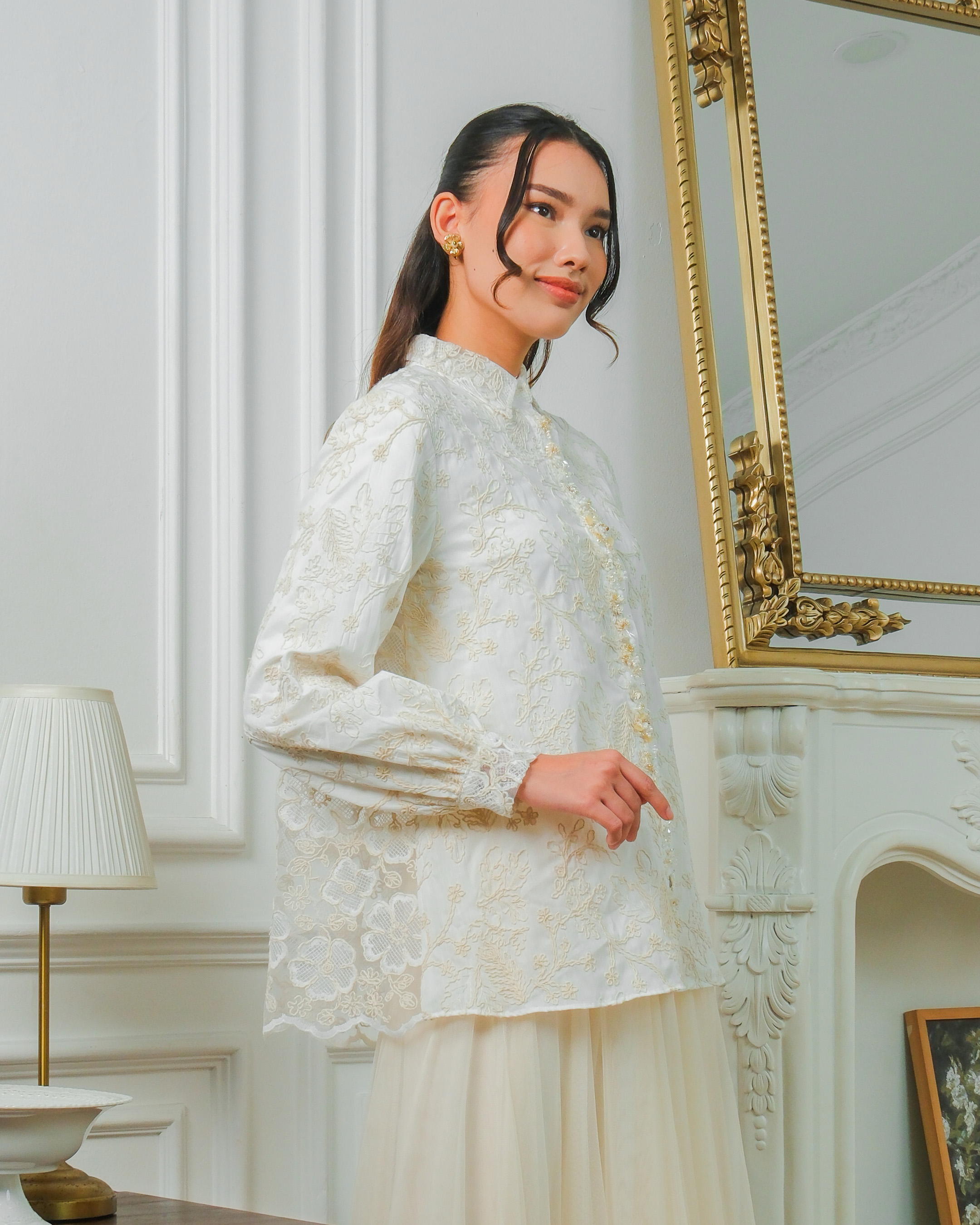 SALUNA SHIRT 2 - BROKEN WHITE