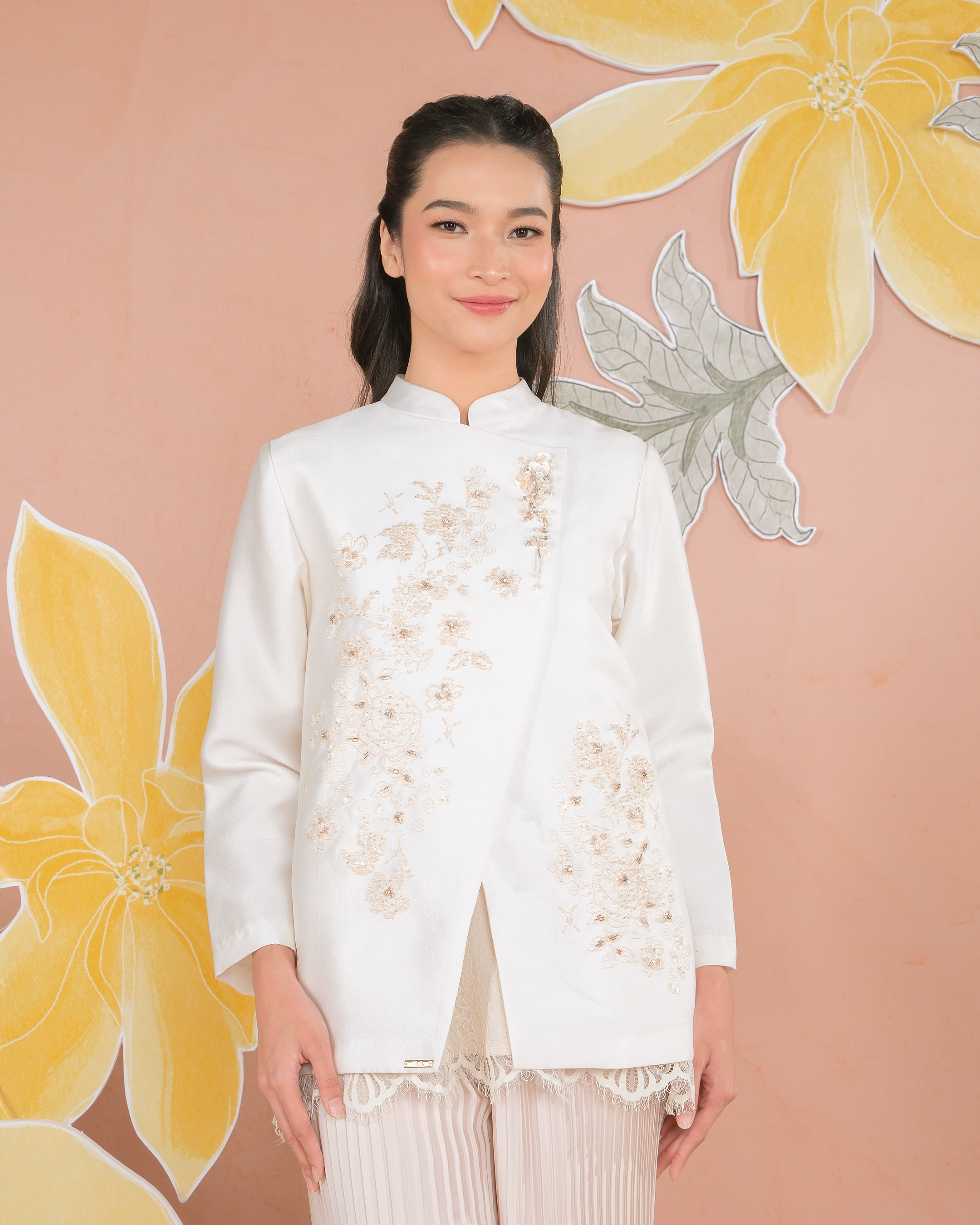 SASMAYA BLOUSE - BROKEN WHITE