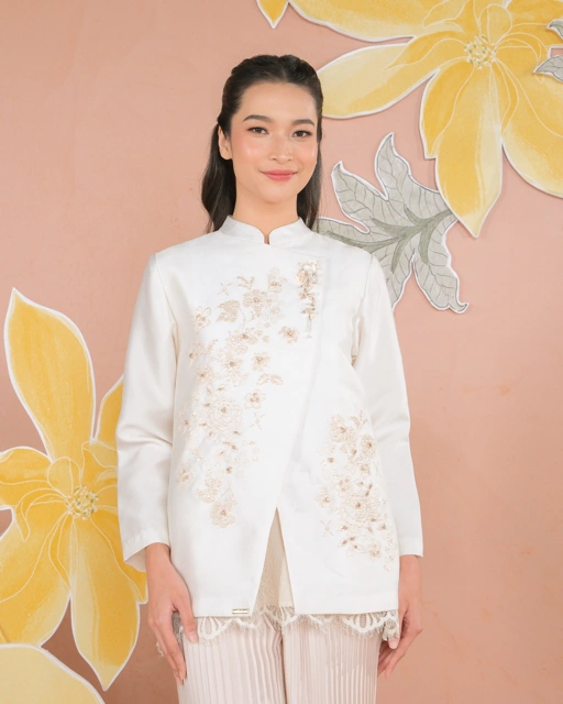Image of SASMAYA BLOUSE - BROKEN WHITE