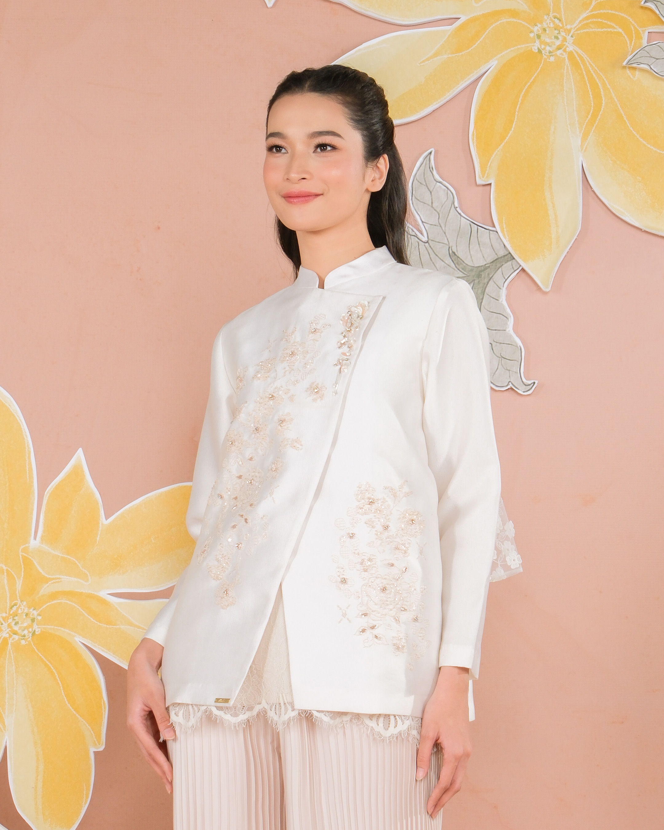 SASMAYA BLOUSE - BROKEN WHITE